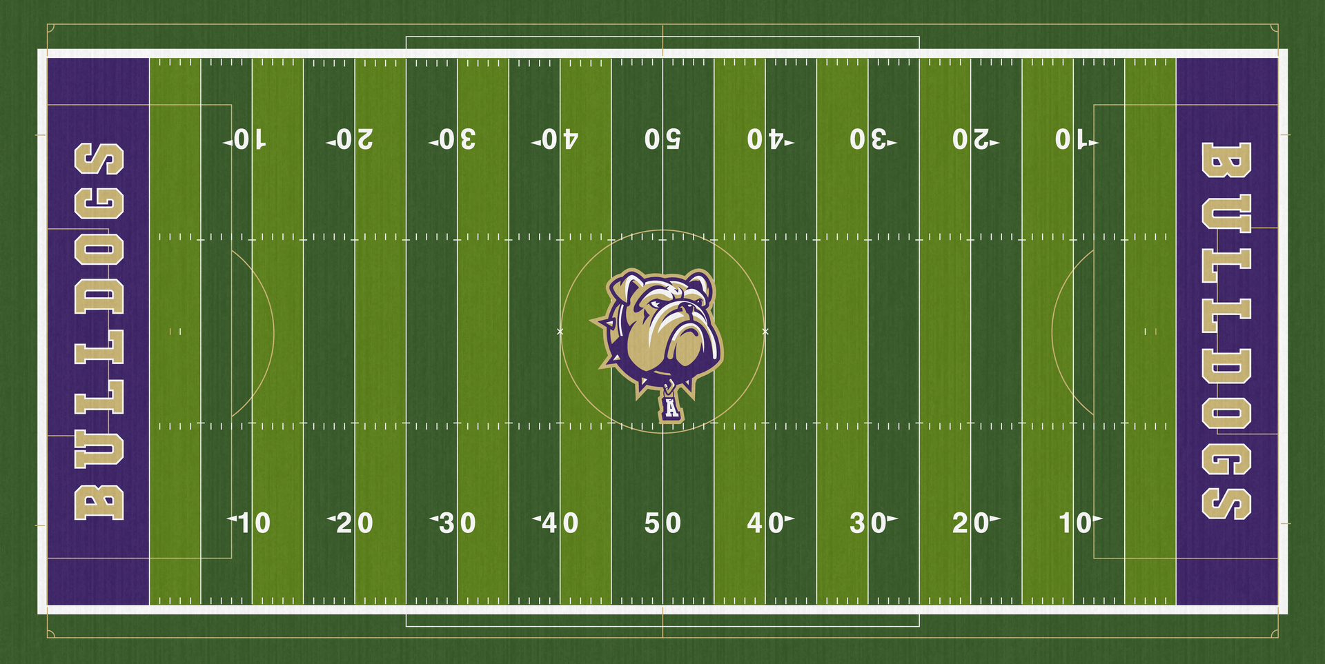 Ada War Memorial Stadium Bulldogs High School Turf