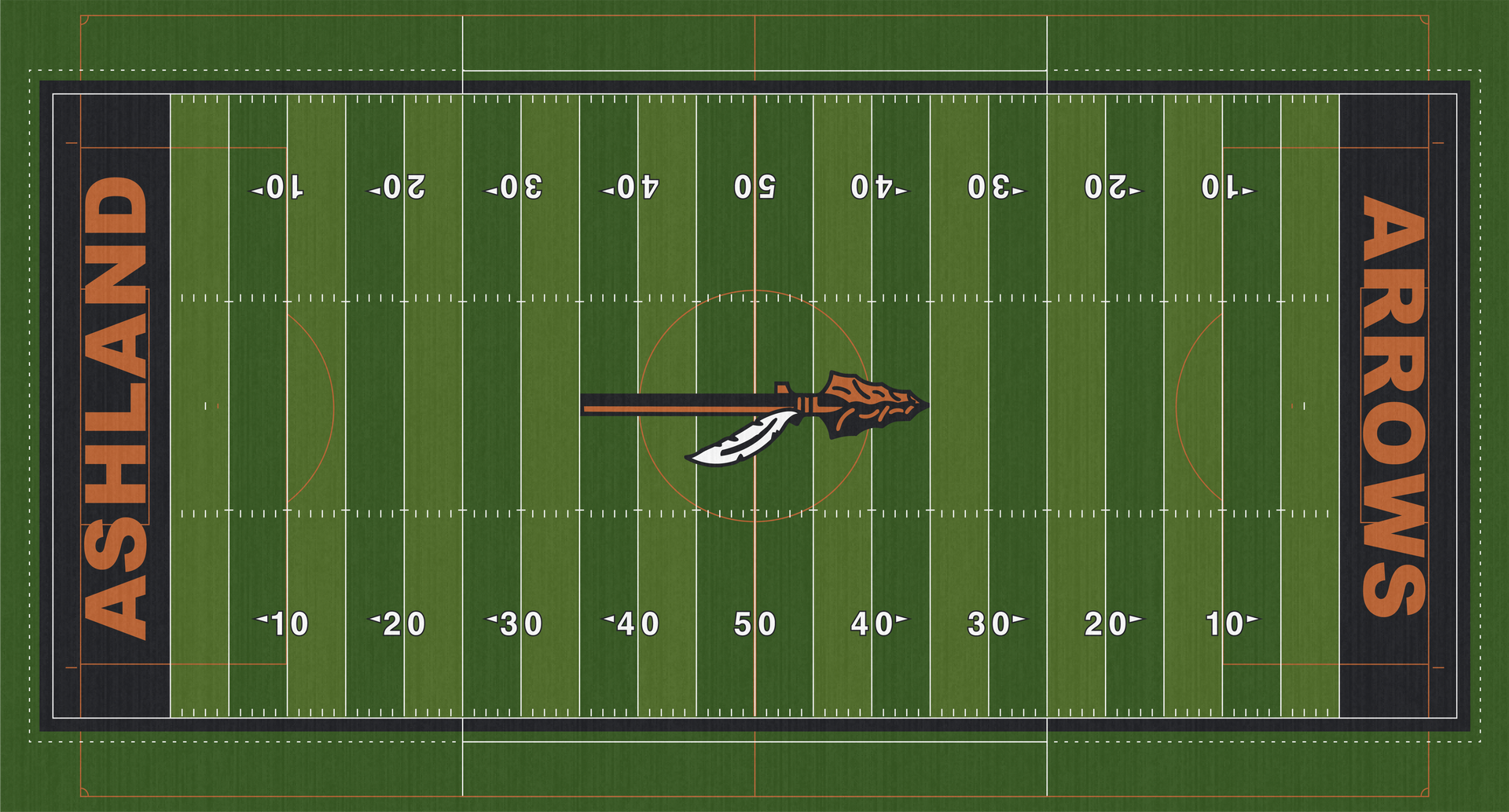 Ashland Community Stadium Ashland Arrows High School Football Turf Field