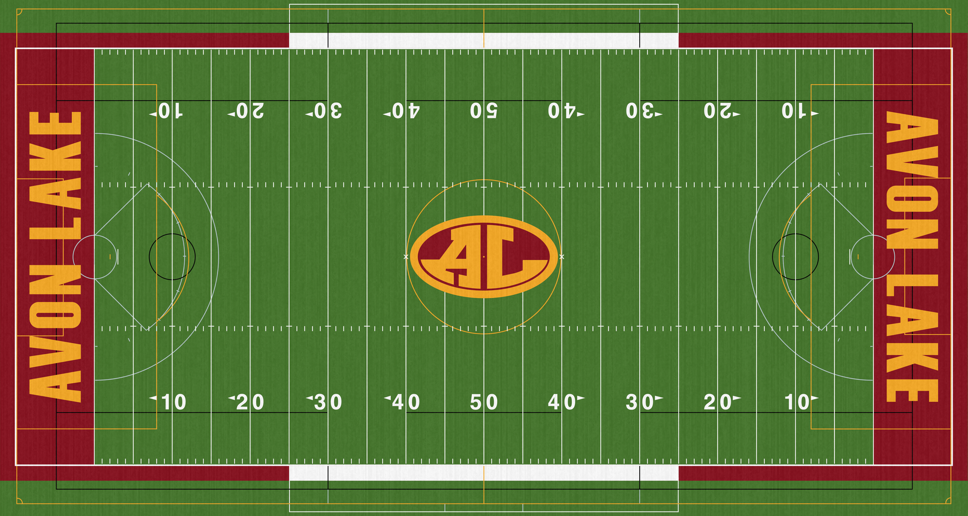 Avon Lake Memorial Stadium Shoreman High School Football Turf Field ALHS