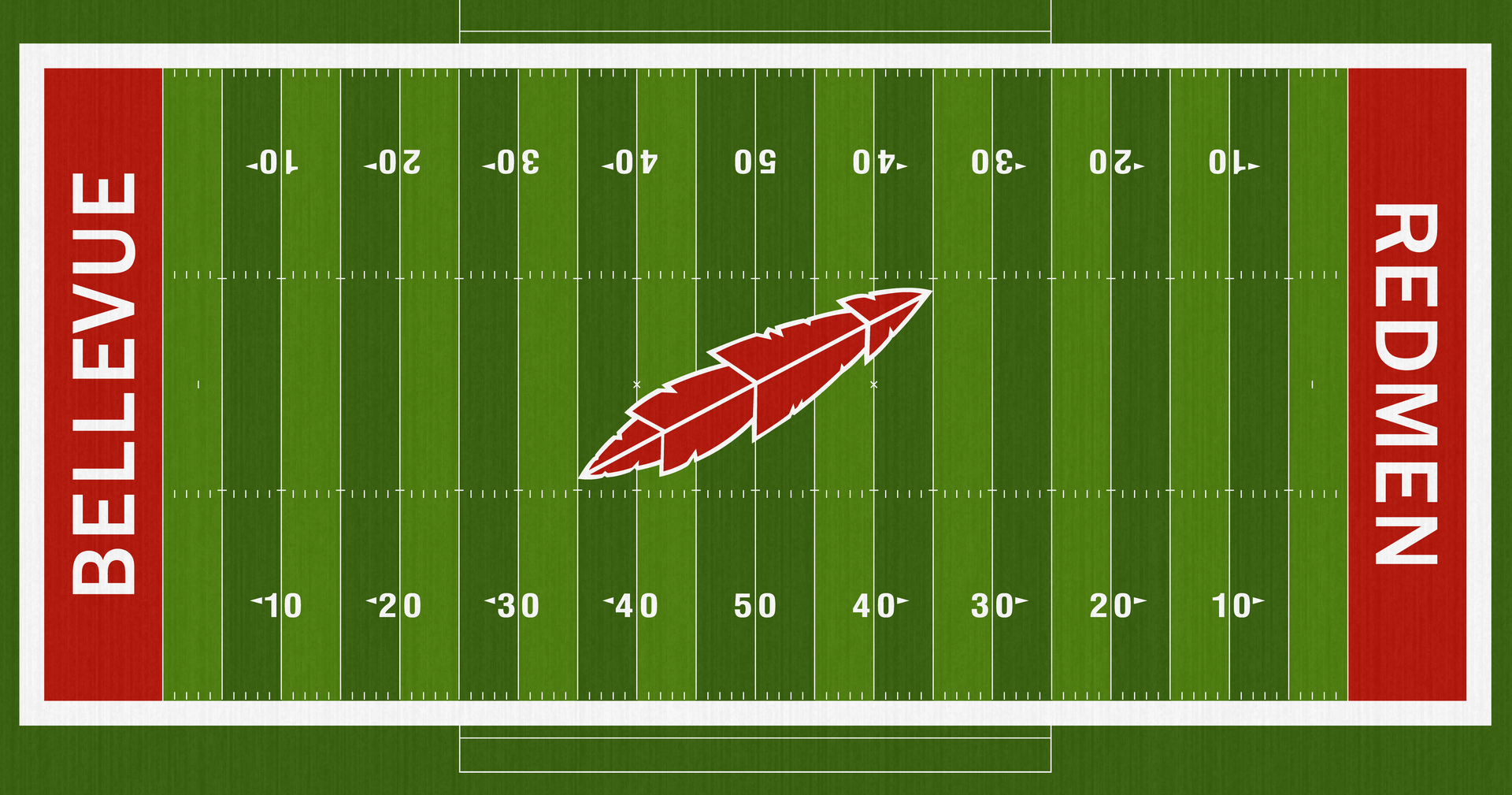 Bellevue Redmen High School Football Stadium Turf