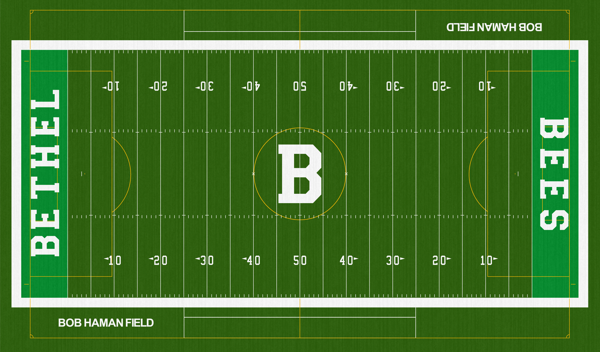 Bob Haman Field Bethel Bees High School Football Turf Tipp City