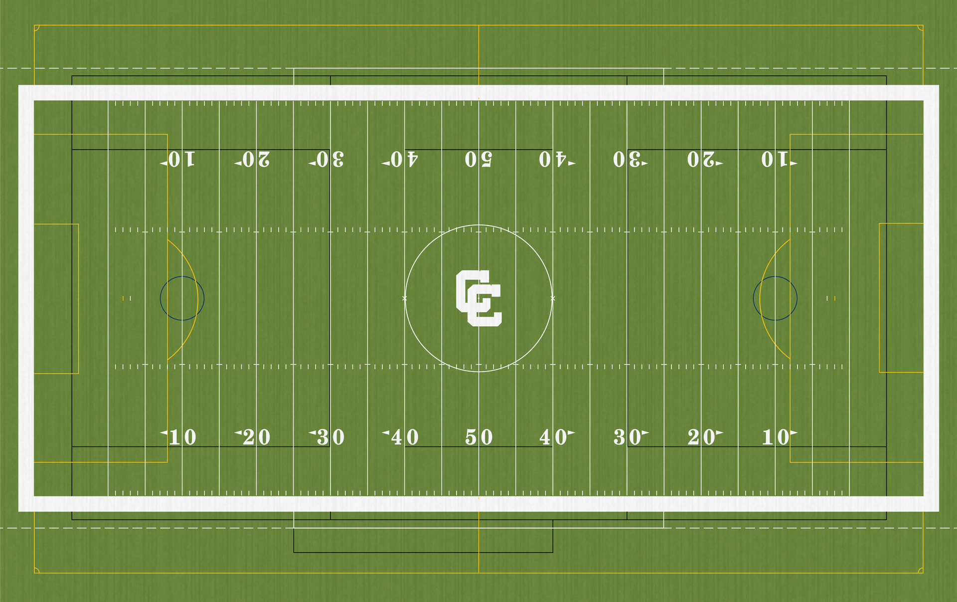 Lowell Klinefelter Stadium Canton Central Catholic CCHS CCC  Crusaders Football Turf