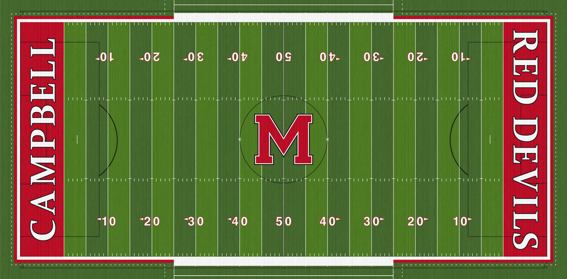 John Knapick Field Campbell Memorial High School Football Turf CMHS
