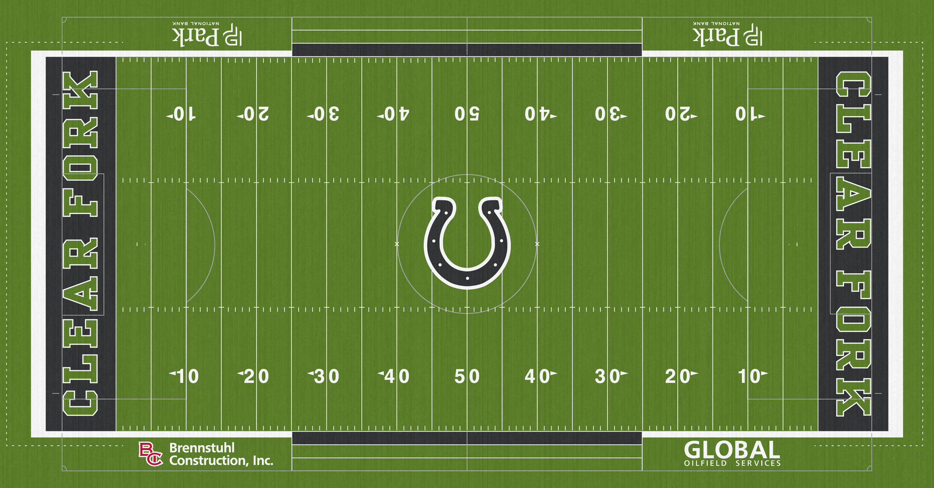 The Colt Corral Clear Fork Colts Football Field Turf Bellville Ohio