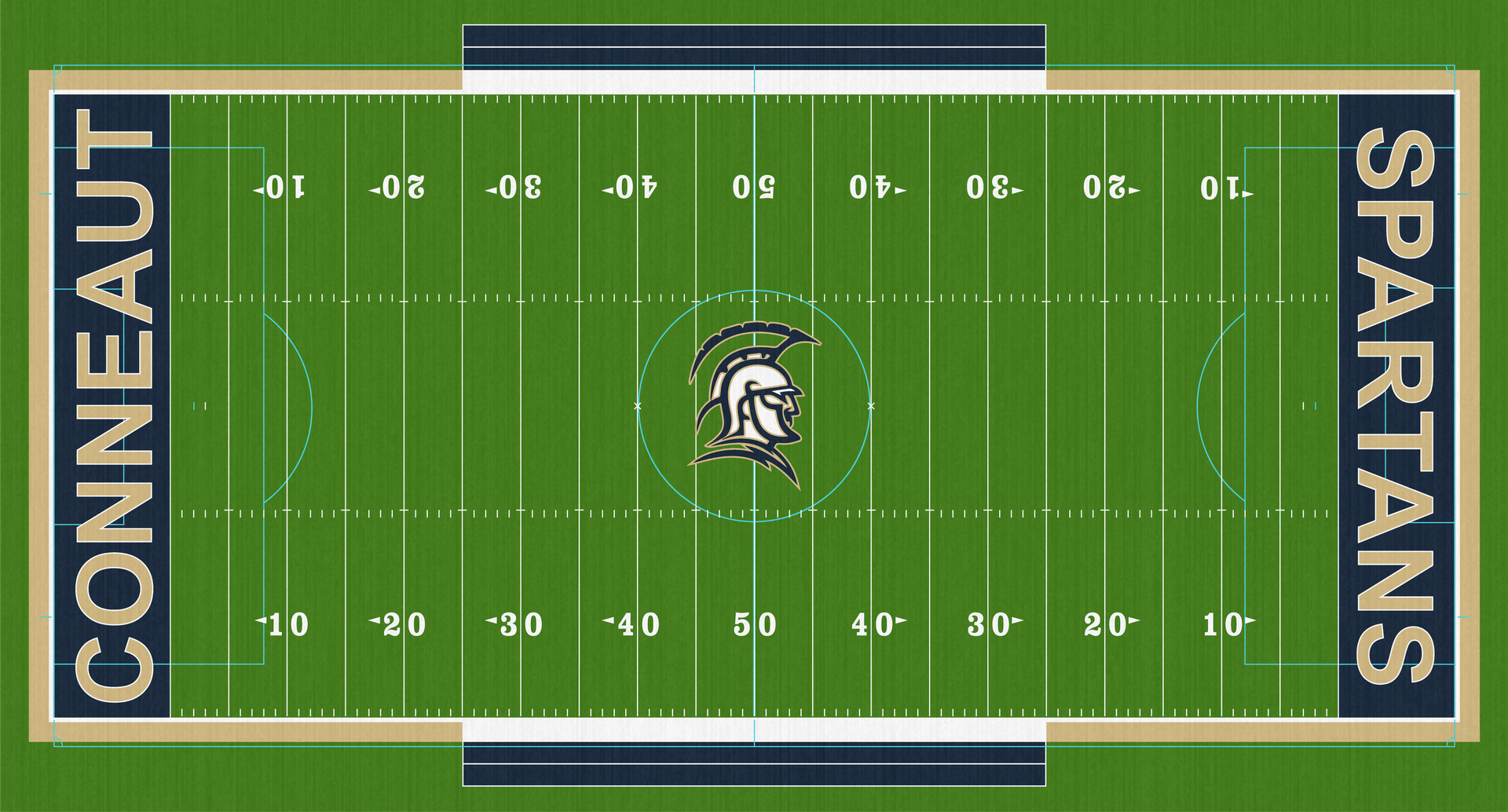 Joslin Field Conneaut Spartans High School Football Turf Field