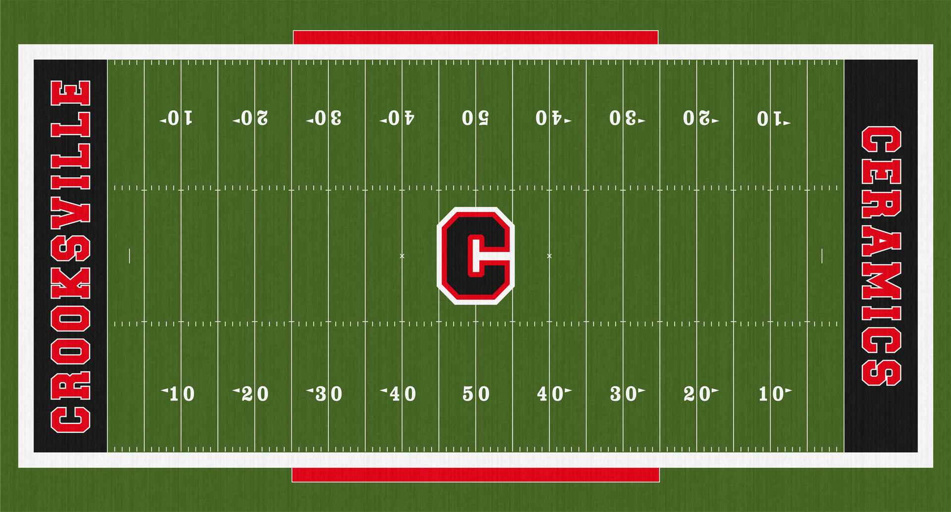 Crooksville Ceramics High School Football Turf