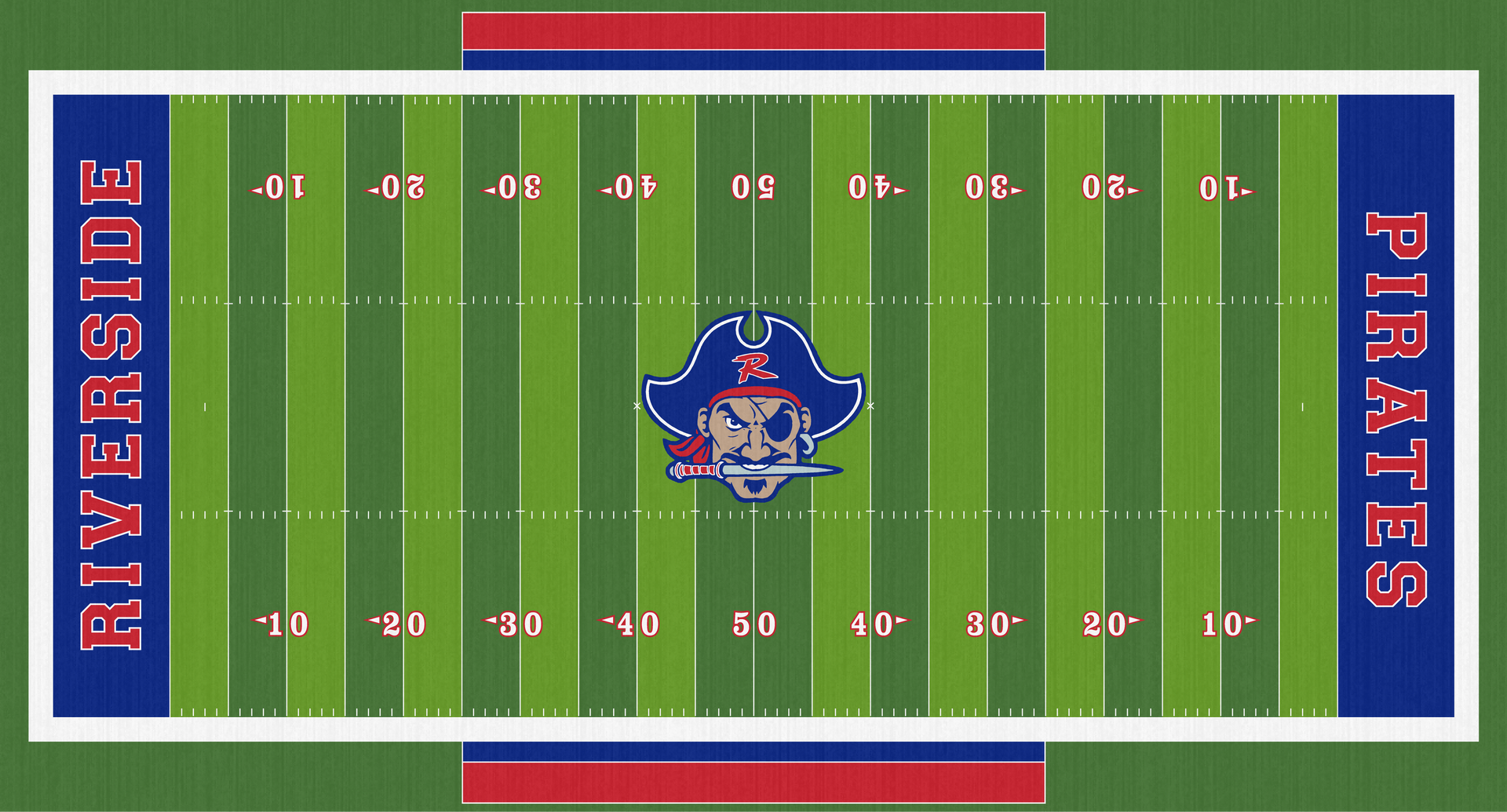 DeGraff Riverside Pirates HIgh School Football Field Veterans Memorial Stadium
