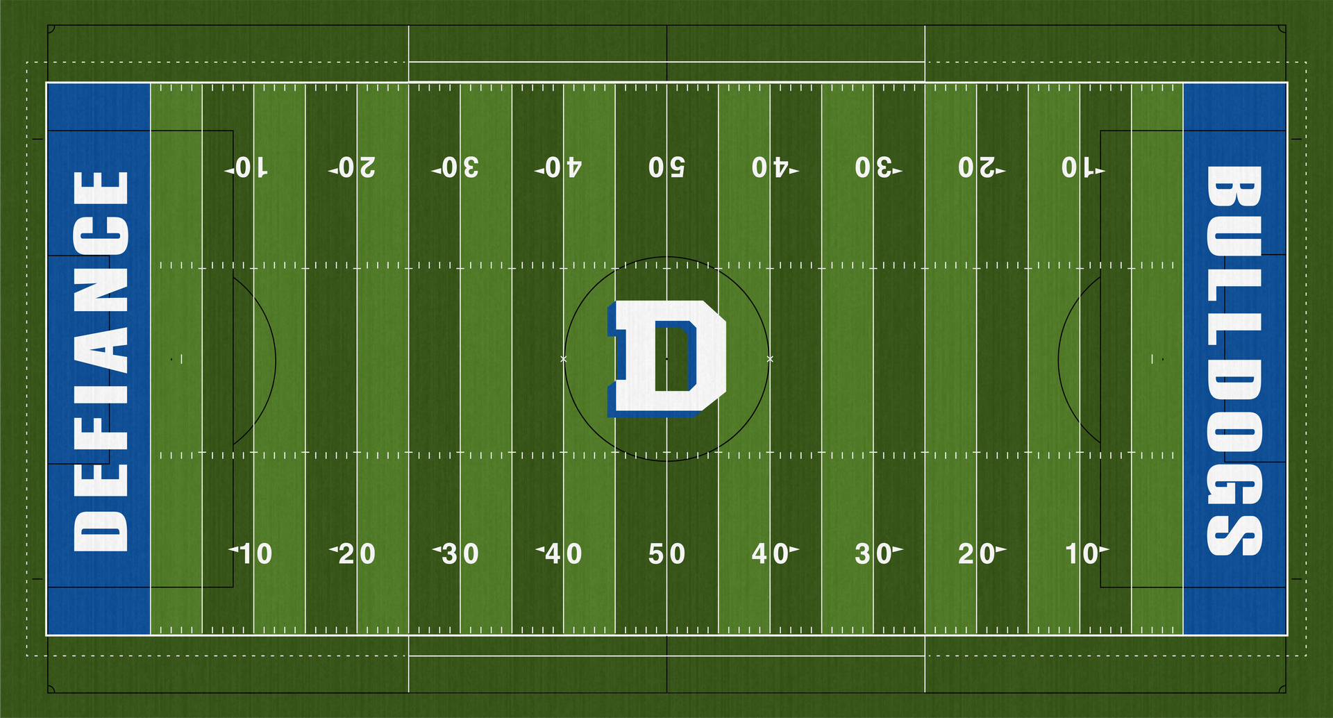 Defiance High School Bulldogs Turf Fred Brown Stadium