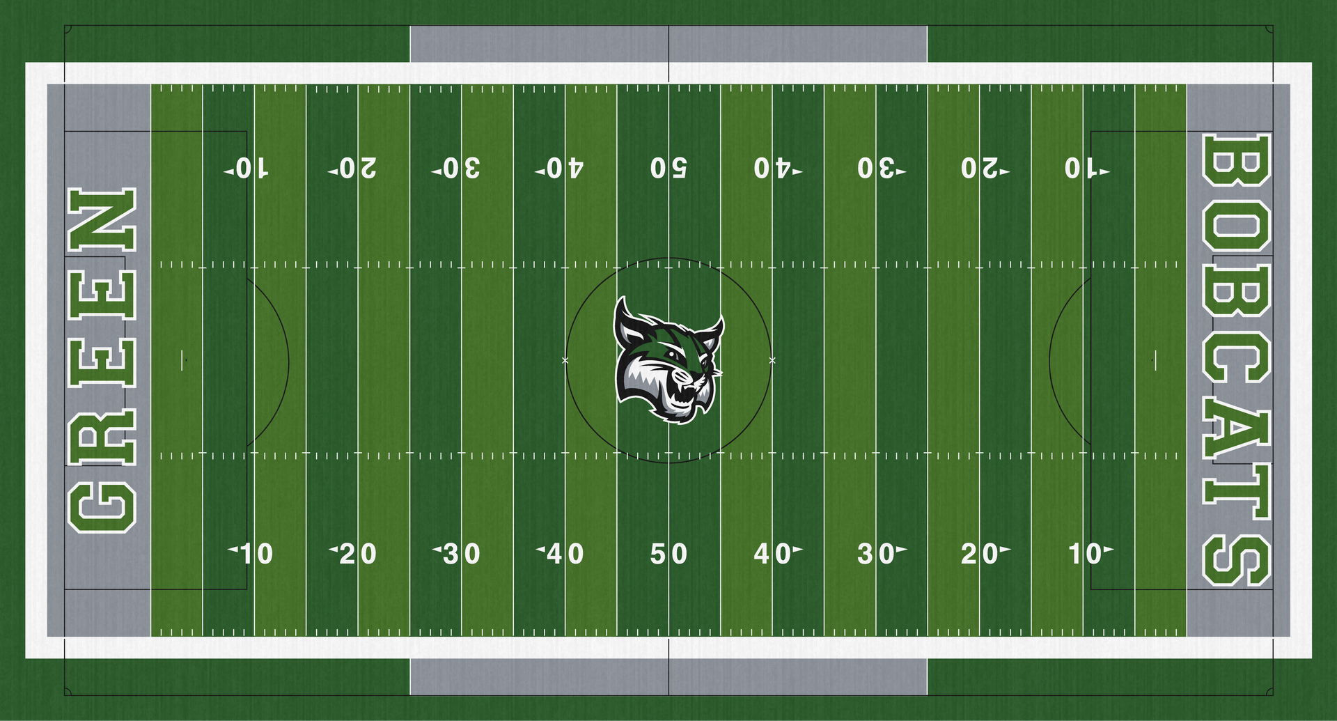 Green Bobcats Turf Stadium Franklin Furnace Ohio
