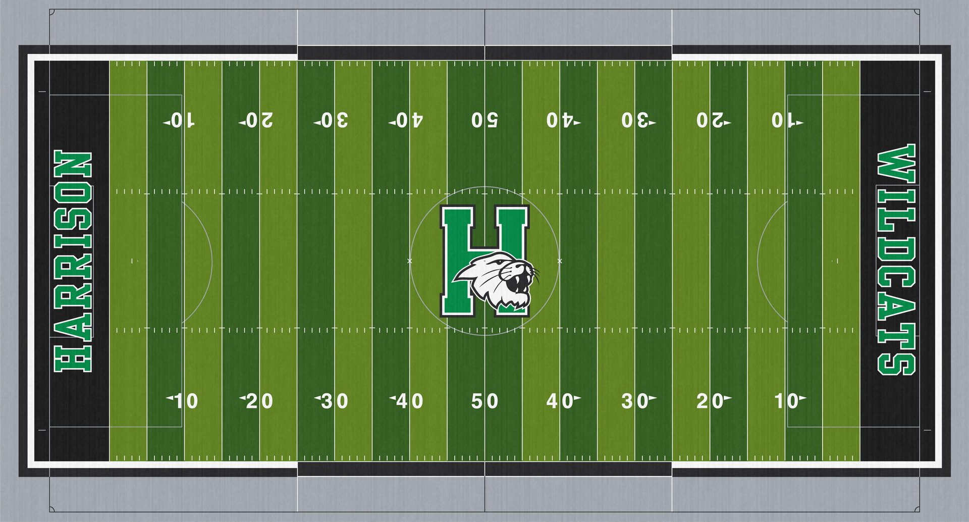 Bill Kuntz Field / Wilson A. Law Track Harrison Wildcats High School Football Turf