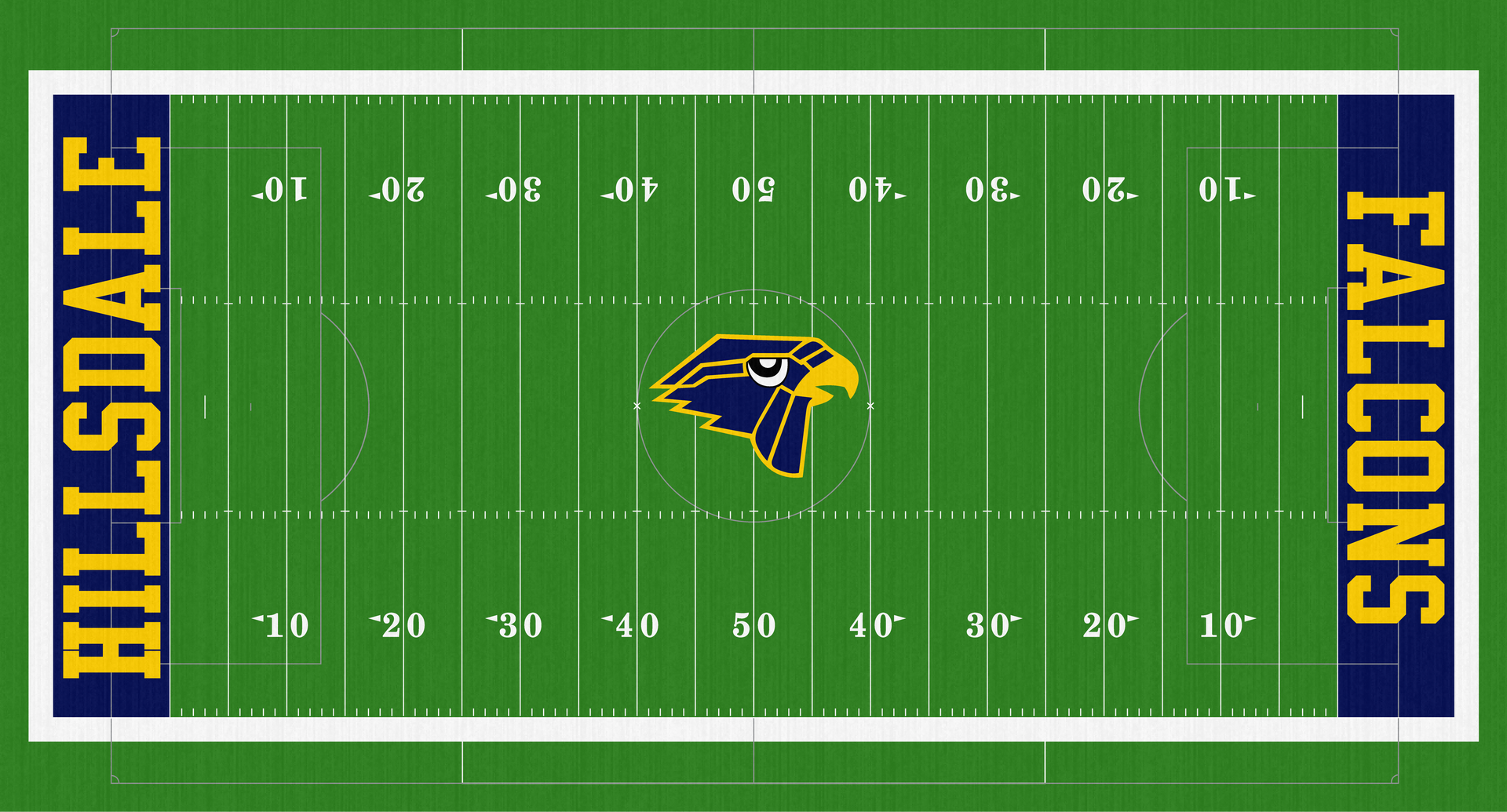 Hillsdale High School Falcons Football Field Hillsdale Community Stadium Jeromesville Ohio