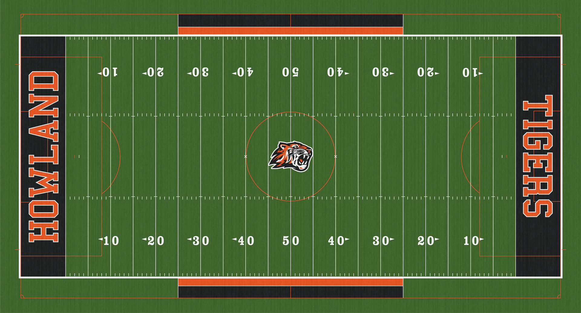 Lombardo Field Warren Howland Tigers High School Football Turf