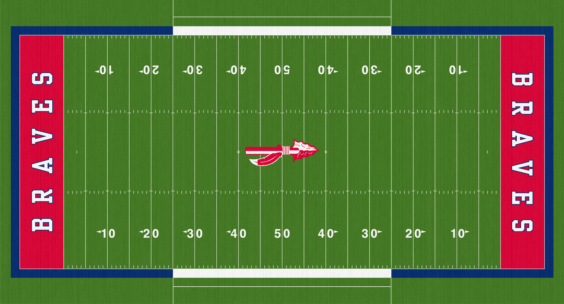 Indian Valley Braves High School Football Field Turf IVHS