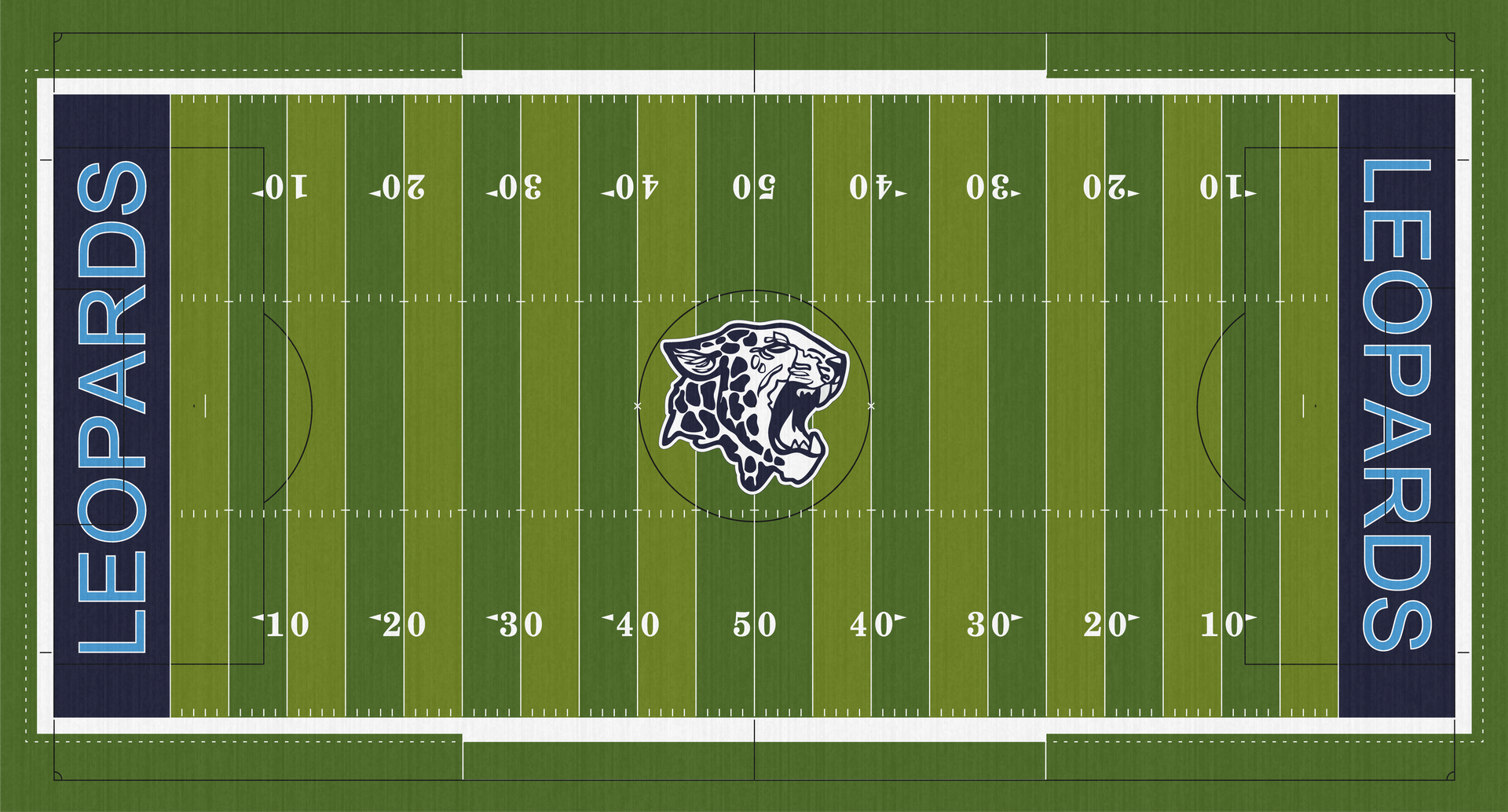 Leopard Stadium Louisville Leopards High School Football Turf
