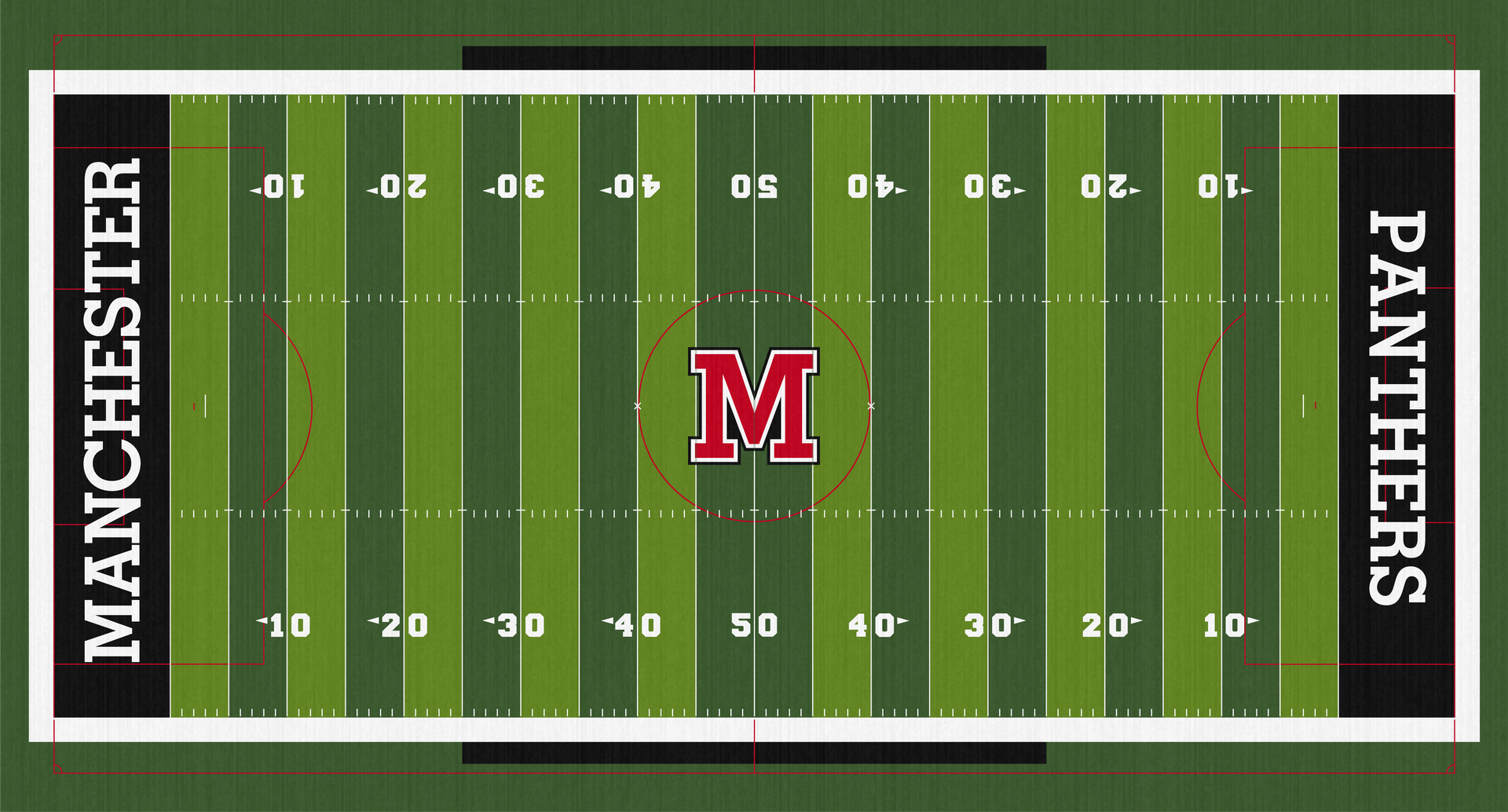 James R. France Stadium Manchester Panthers High School Football Turf