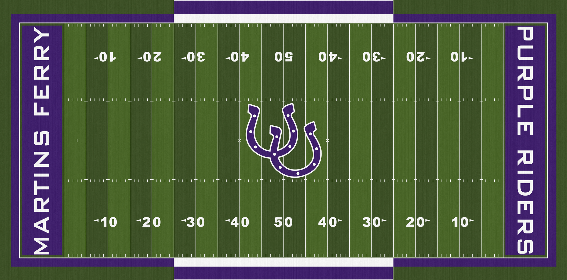 The Dave Bruney Football Complex Purple Rider Stadium Martins Ferry Turf