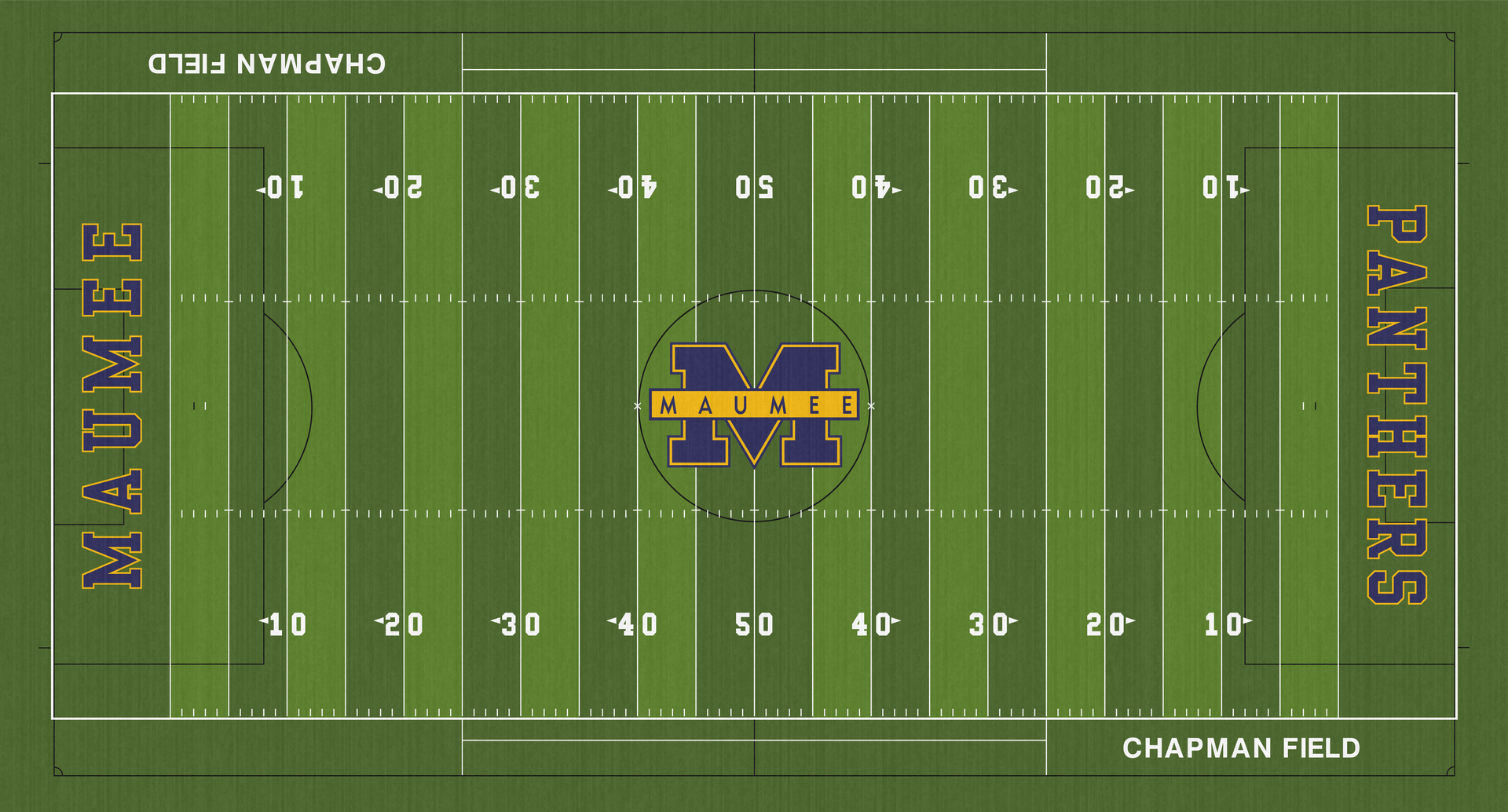 Chapman Field Maumee Panthers High School Football Turf