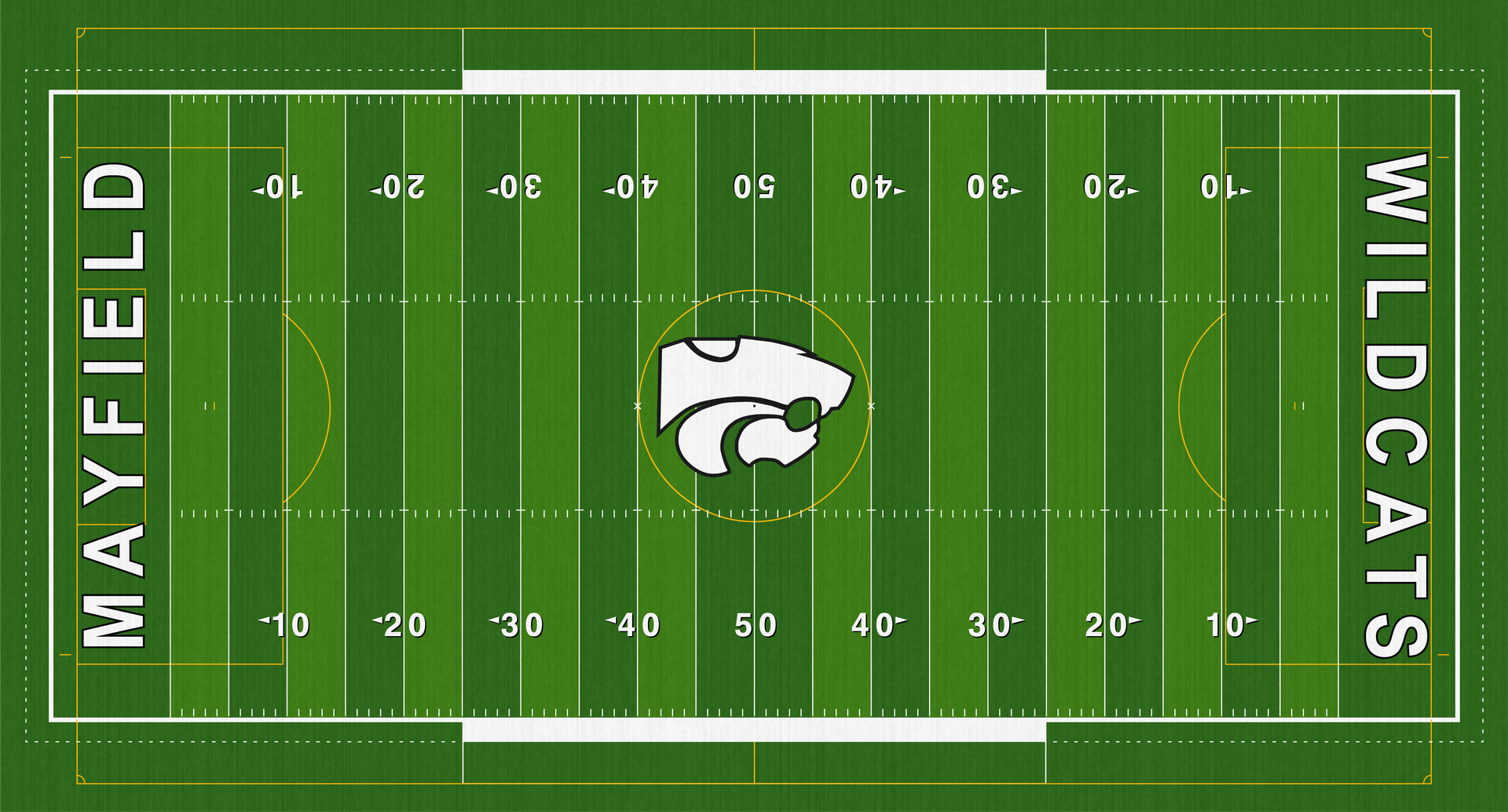 Mayfield Wildcats High School Turf Mayfield Municipal Stadium