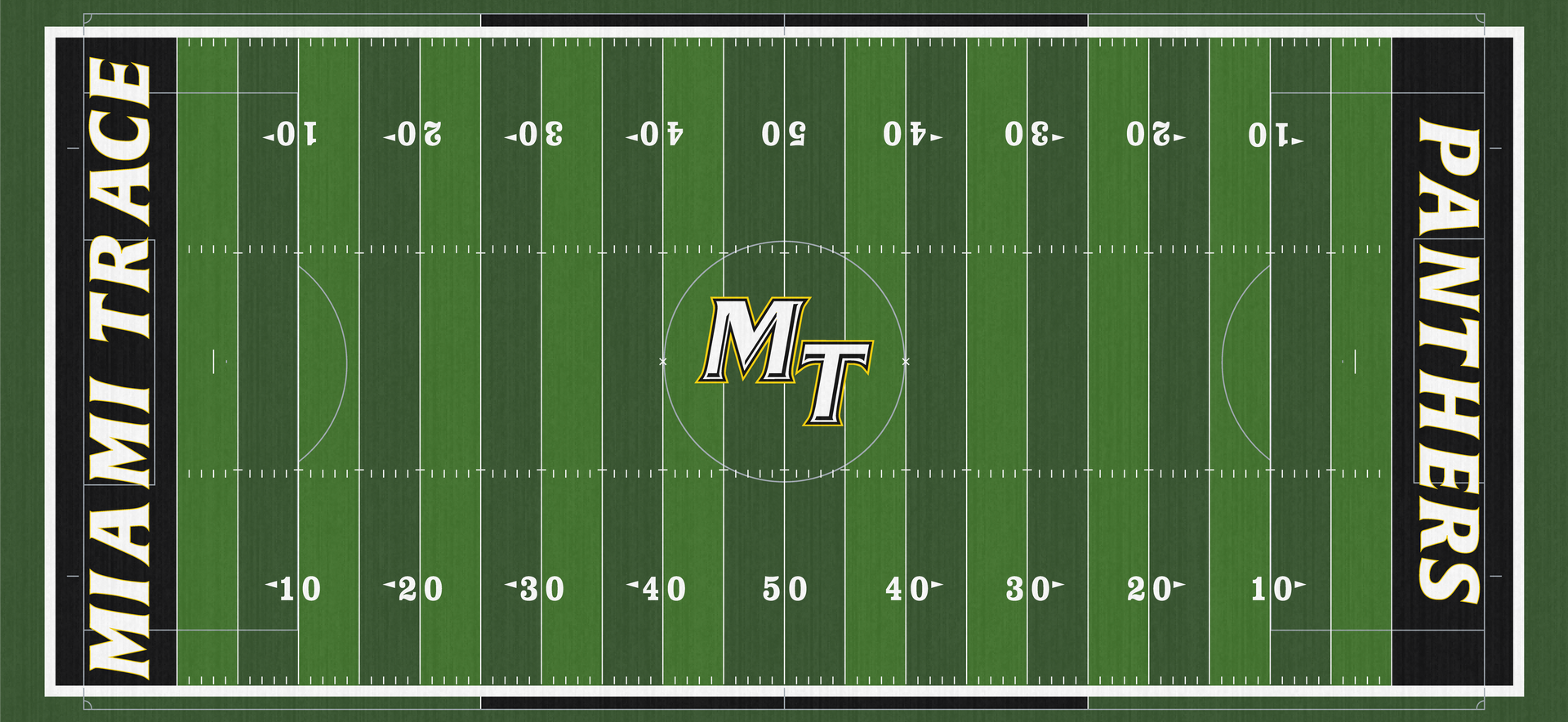 Tony's Welding and Fabrication Field Miami Trace Panthers High School Football Field