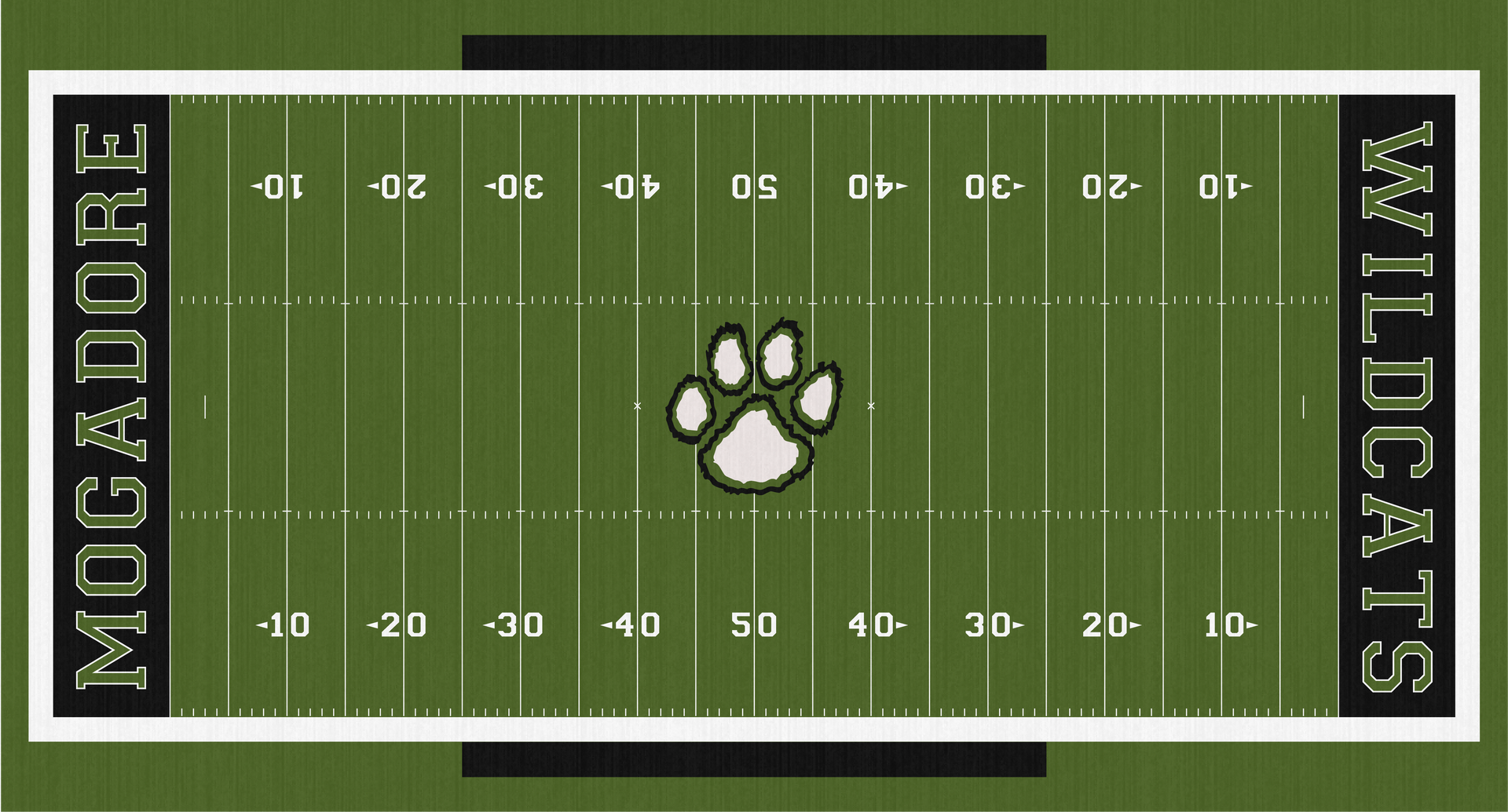 Mogadore Memorial Stadium High School Wildcats Football Field Turf