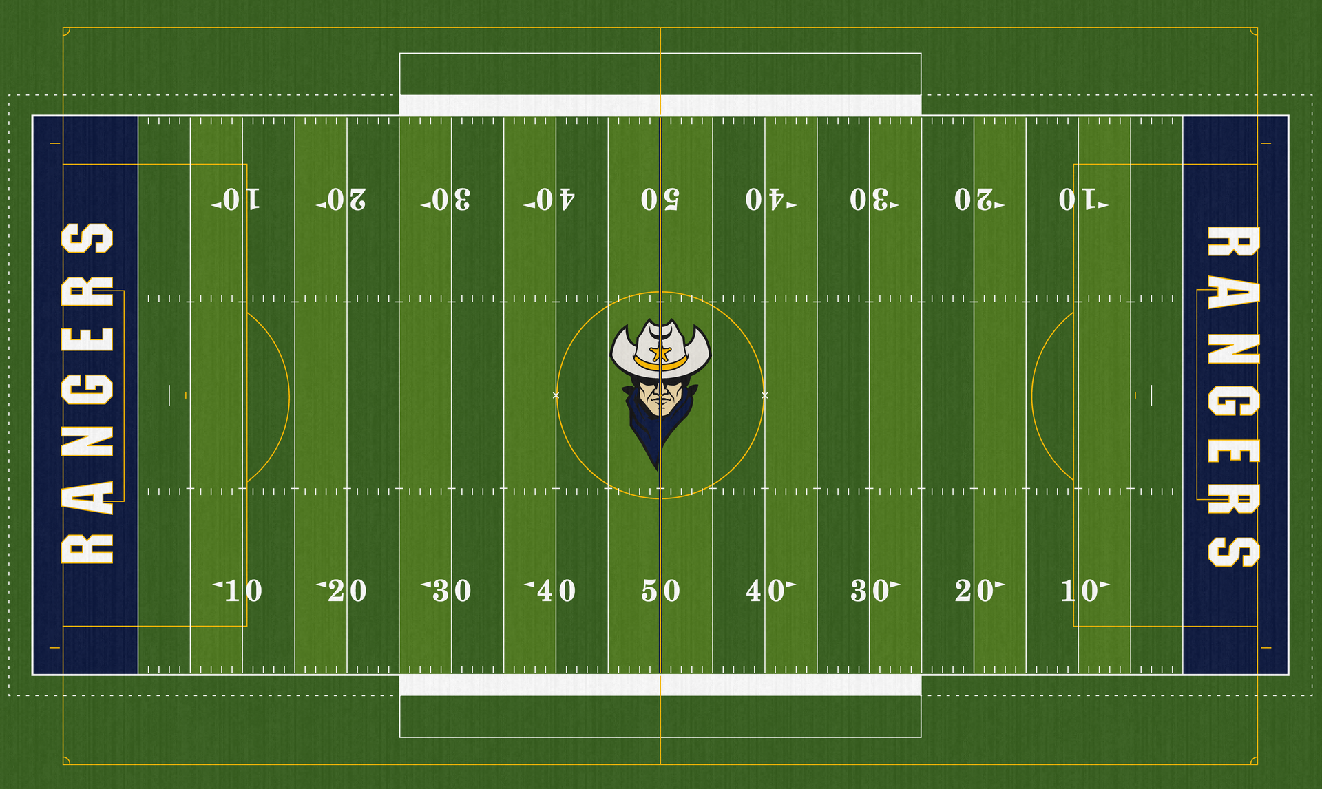 North Ridgeville High School Rangers Football Field Turf NRHS