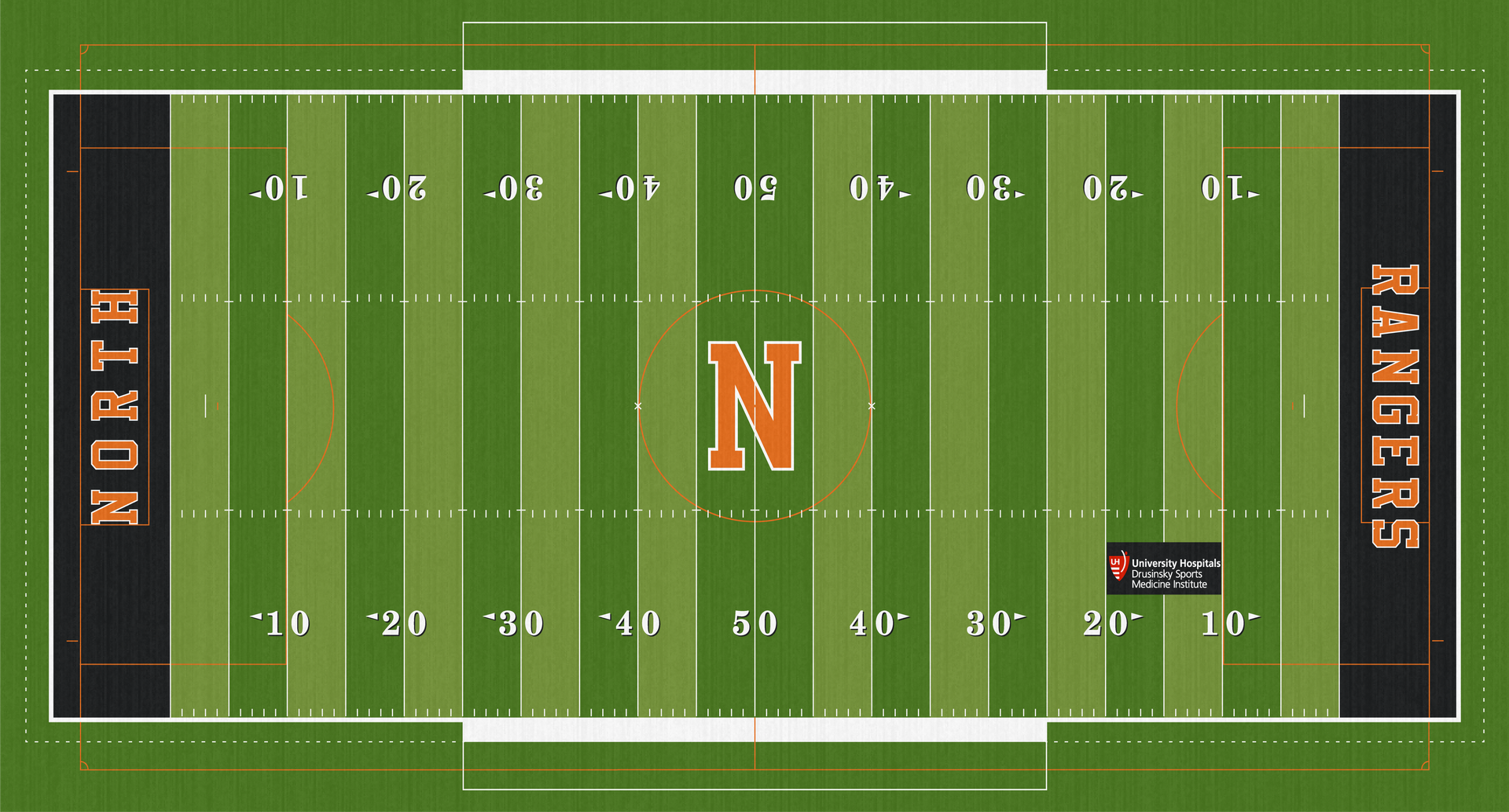 Carter Stadium Eastlake North Rangers High School Football Field Turf