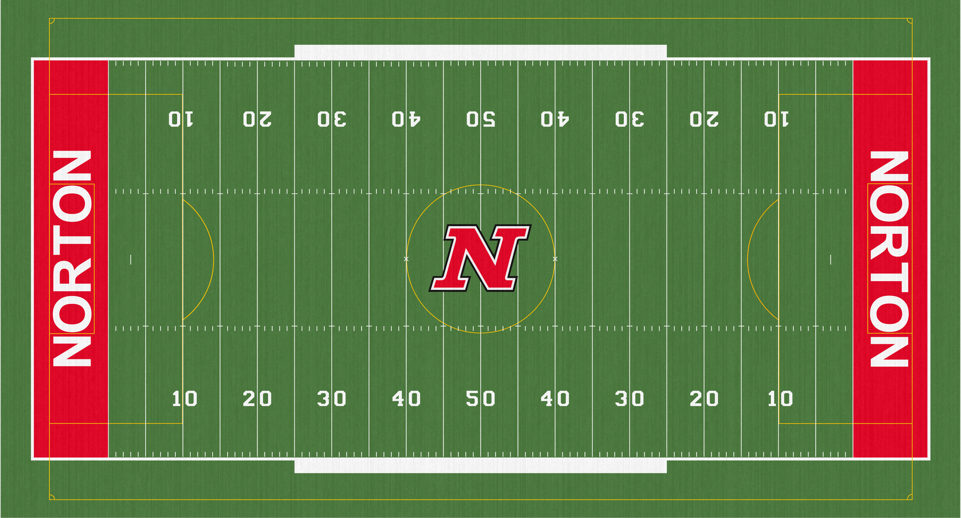 Norton High School Panthers Football Stadium Field Turf