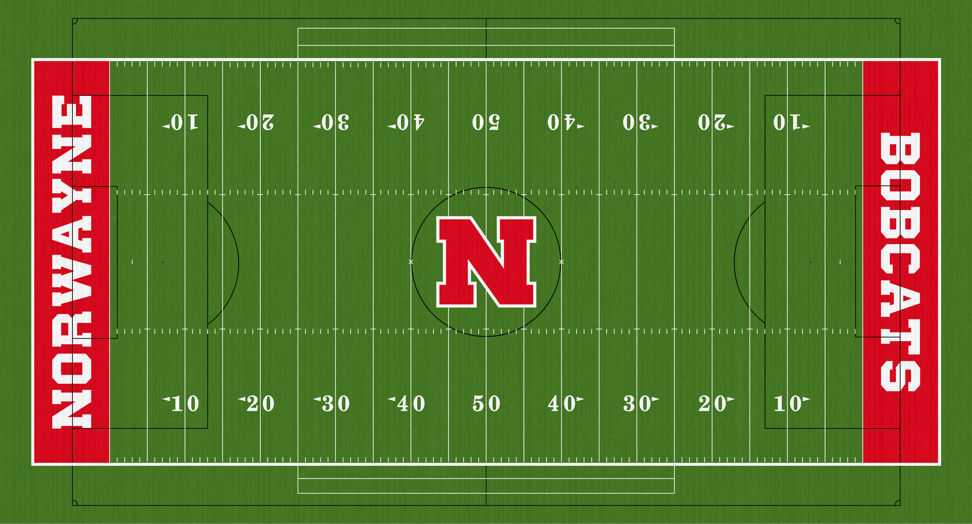 Norwayne High School Bobcats Stadium Turf Creston Wayne County