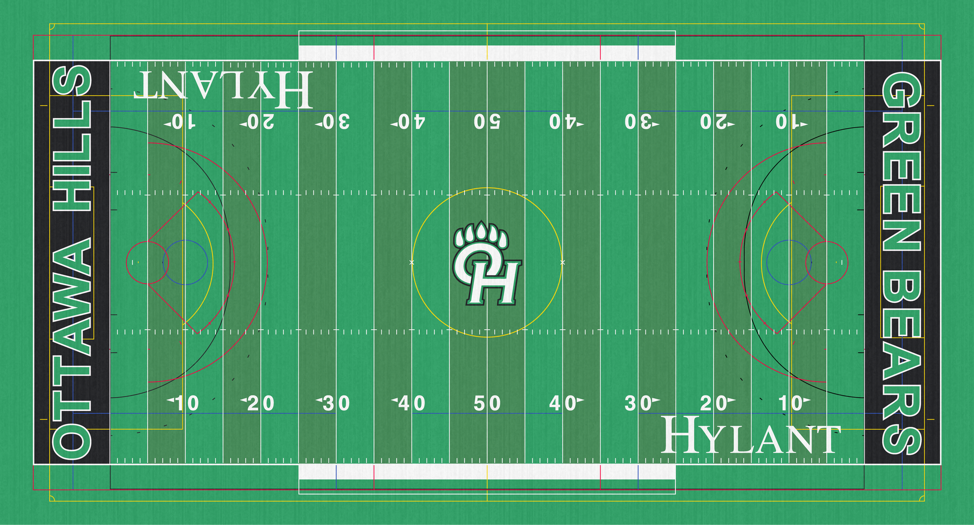 Ottawa Hills Green Bears Hylant Niedermeier Stadium