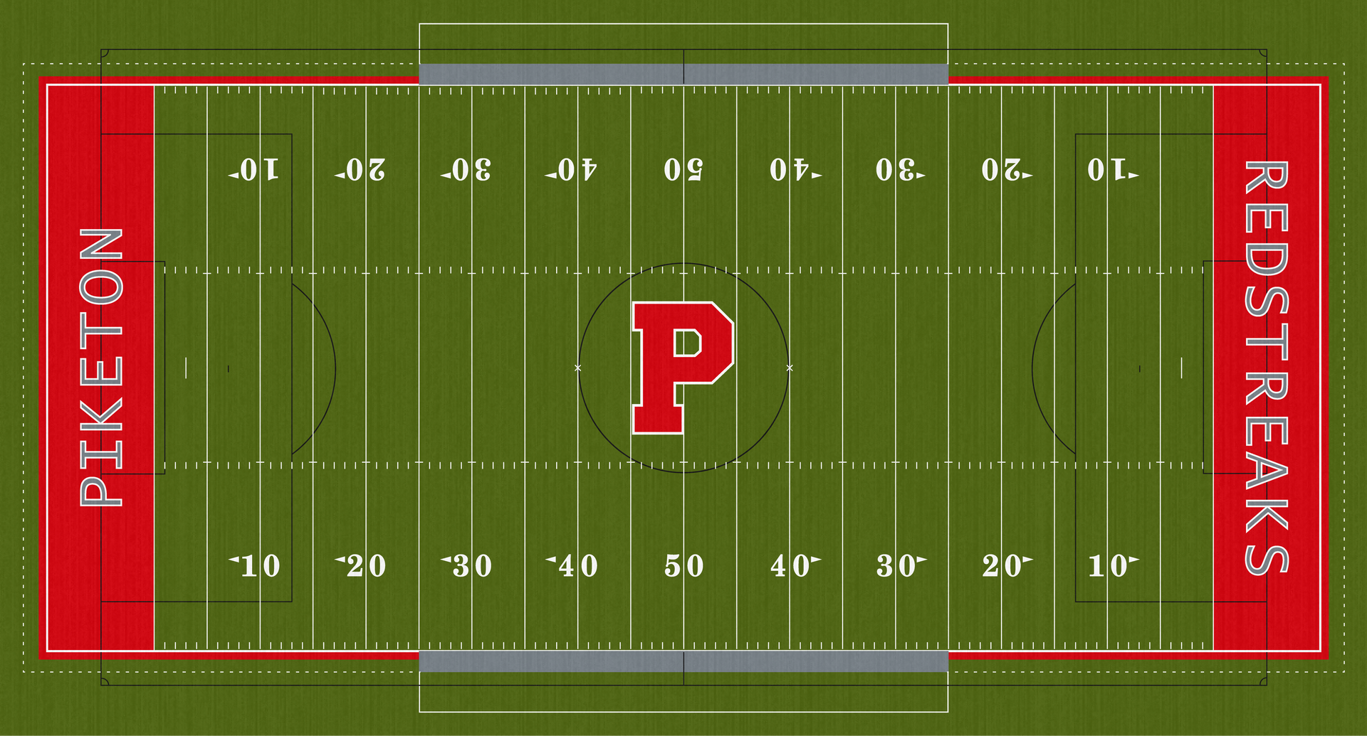 Piketon Redstreaks High School Turf J. Madeira Brown Memorial Stadium