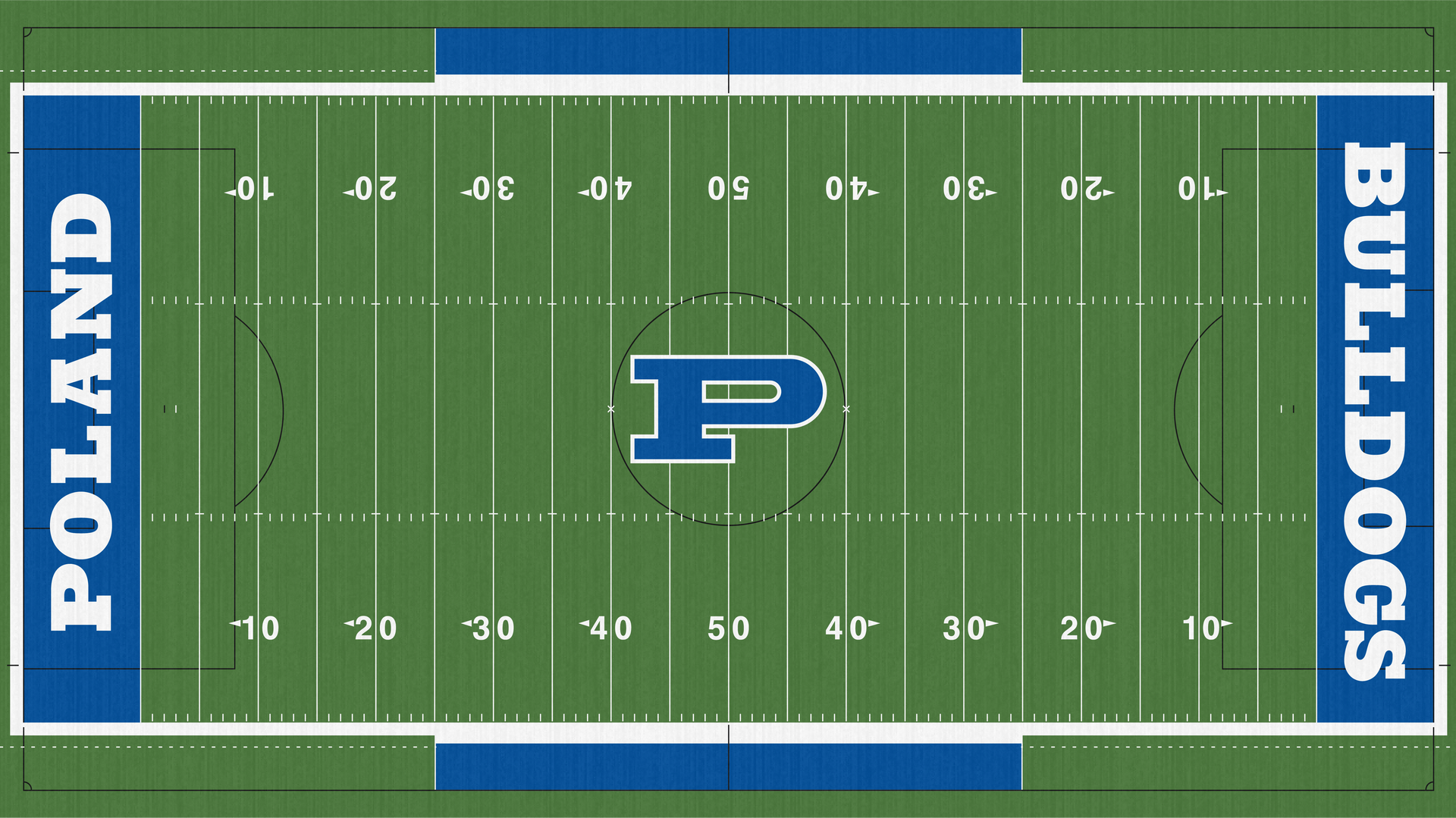 Dave Pavlansky Field Poland Seminary High School Bulldogs Football Field Turf