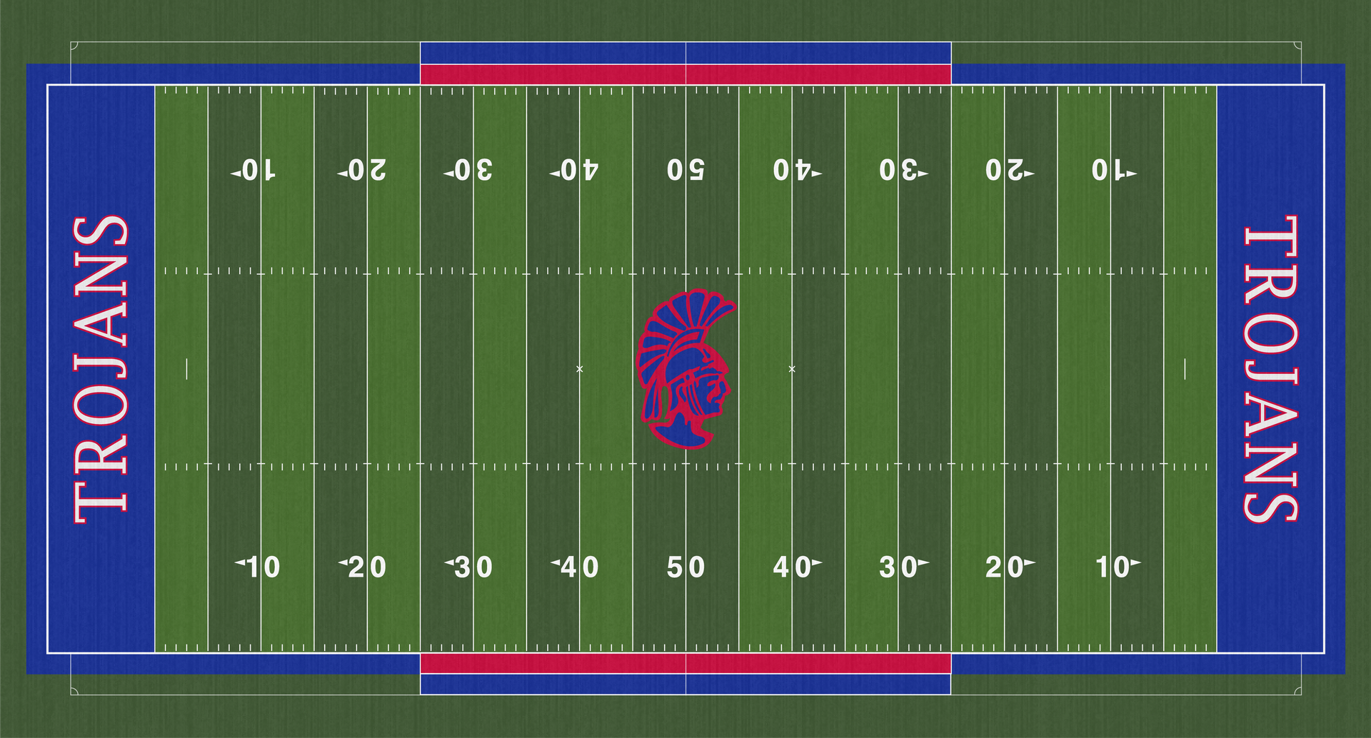 Portsmouth Coliseum Trojans High School Football Turf Ohio