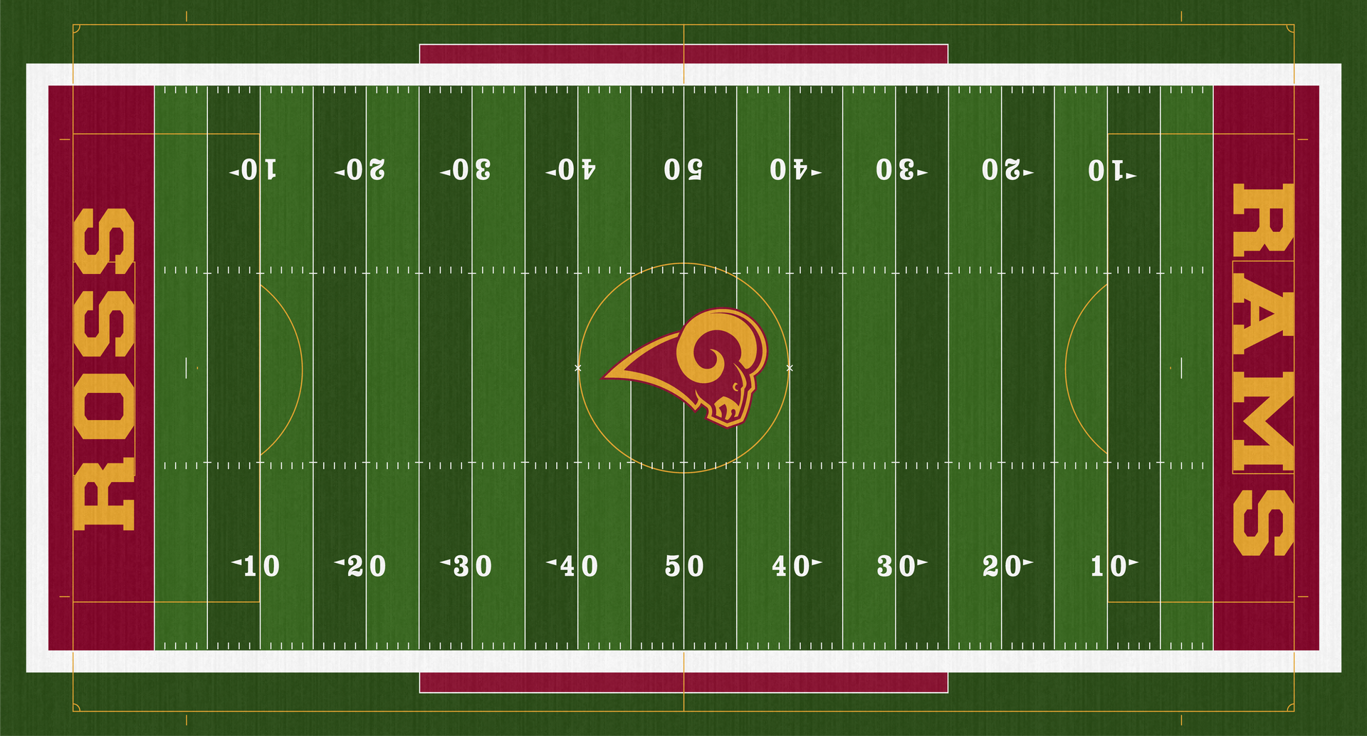 Robinson Field Ross Rams High School Football Turf Hamilton