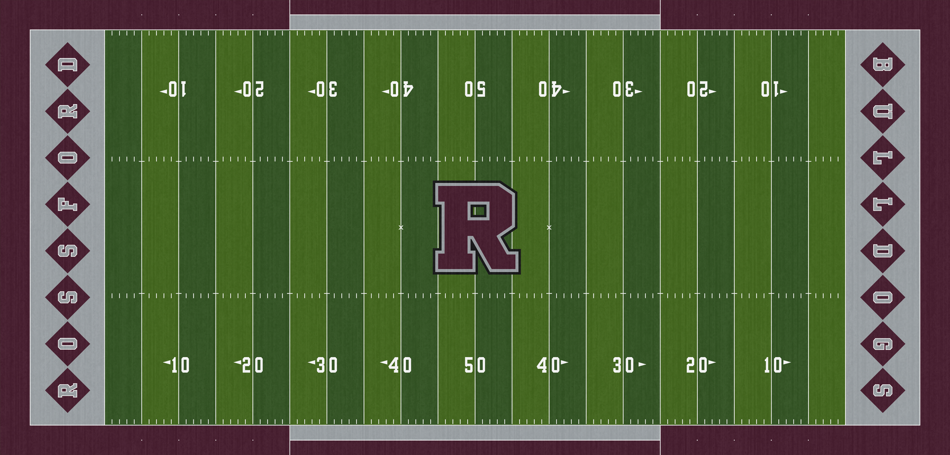 Jackson-Ferguson Stadium Rossford Bulldogs Football Field Turf Maumee Bay