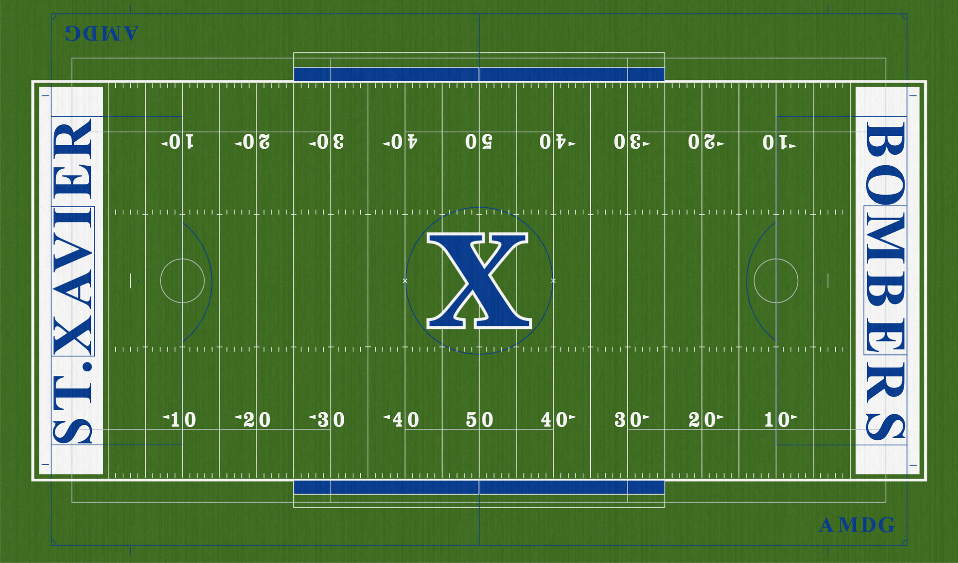 Tom Ballaban Field Saint St Xavier Bombers Cincinnati High School Football Turf Stadium