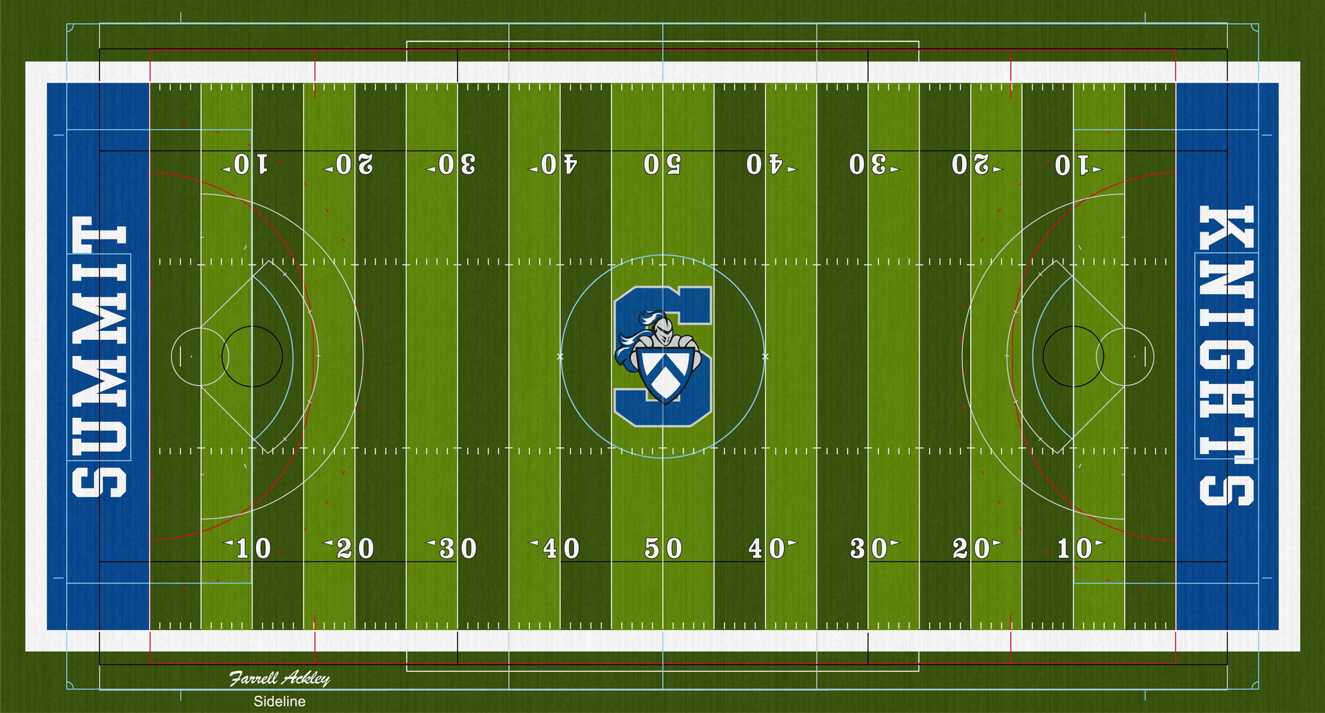 Summit Country Day Silver Knights SCD Cincinnati Farrell Ashley Sideline Williams Field Turf Stadium