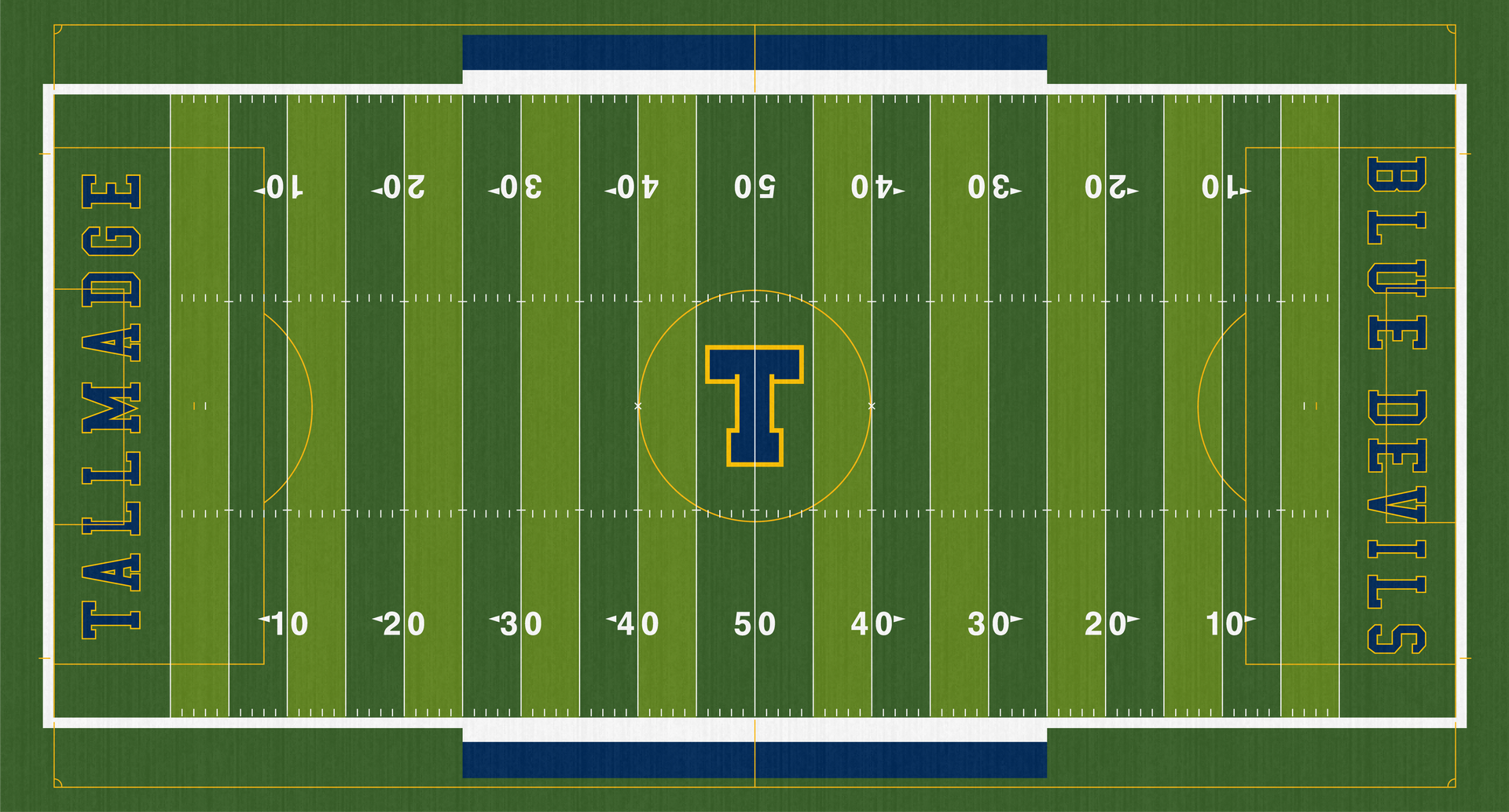 Larry Bagnoli Stadium Tallmadge Blue Devils High School Football Turf