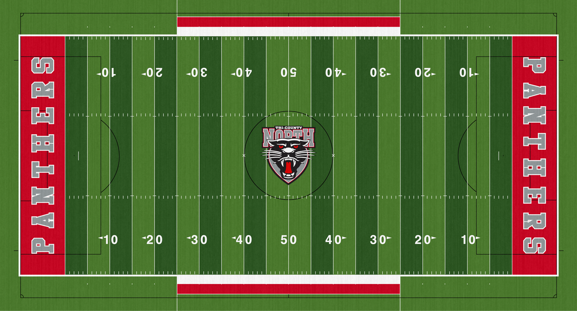 Tri County North Panthers Stadium Football Turf Lewisburg Ohio