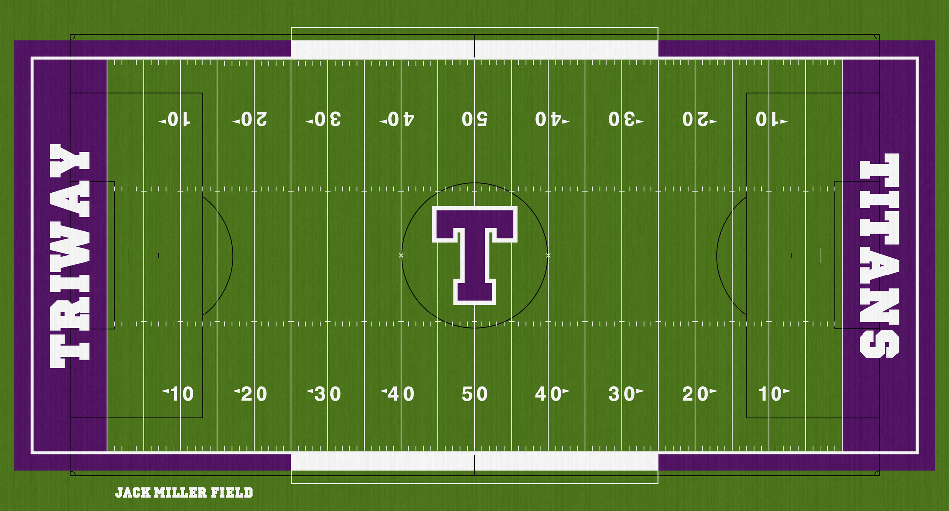 Triway Titans Football Turf Jack Miller Field Wooster Ohio