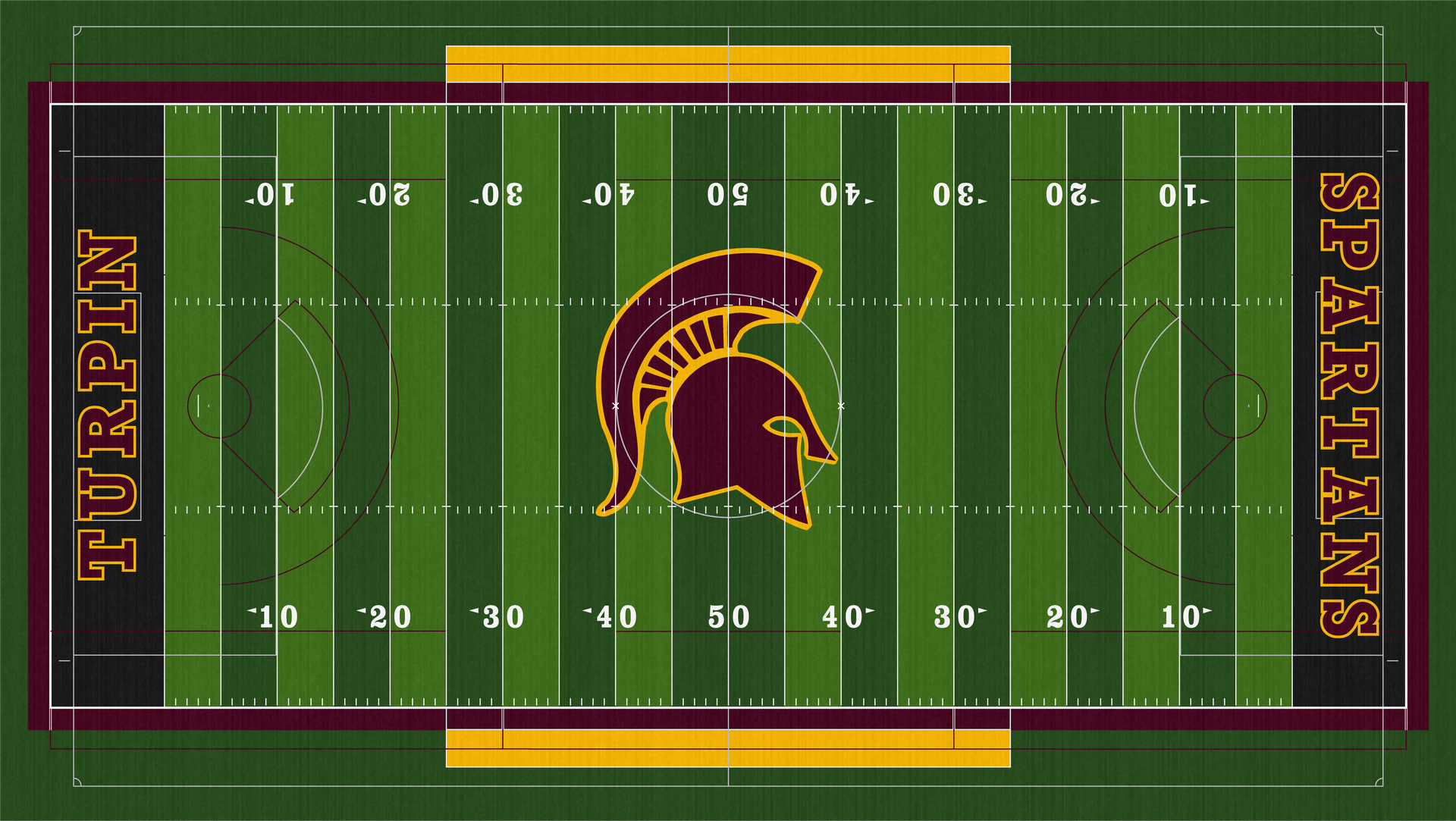 Spartan Stadium Turpin High School Football Field Turf Cincinnati