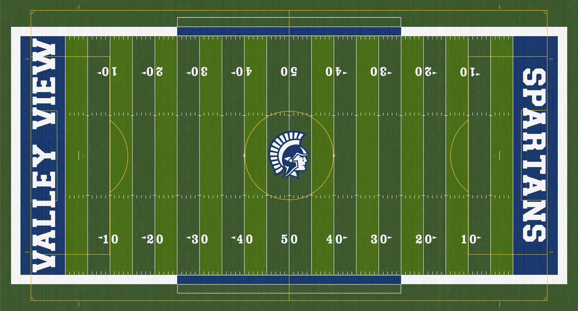 Niswonger Field Barker Stadium Germantown Valley View Spartans High School Football turf
