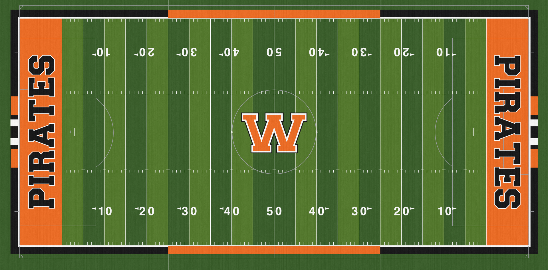 Ed Miller Stadium Wheelersburg Pirates High School Football Field Turf
