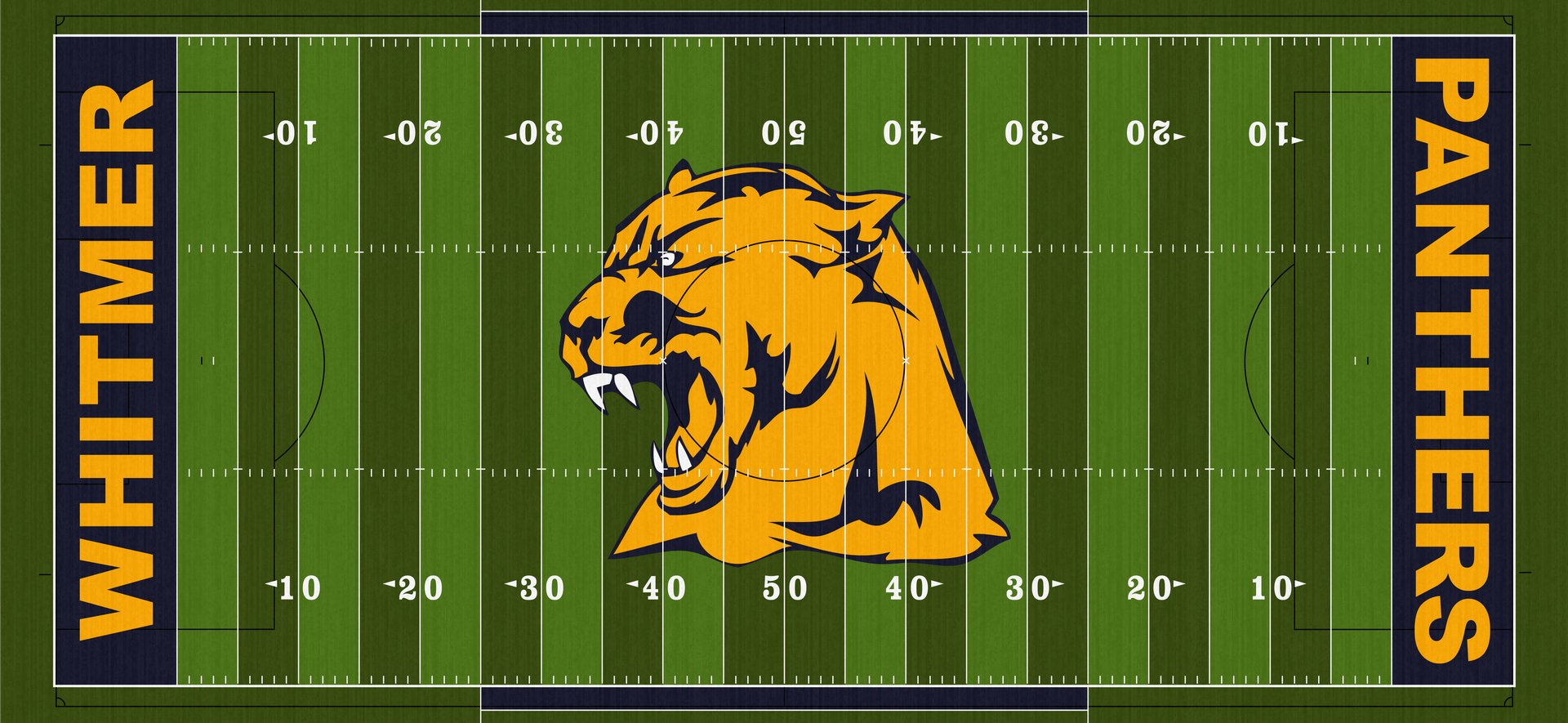 Whitmer Memorial Stadium Panthers High School Football Turf