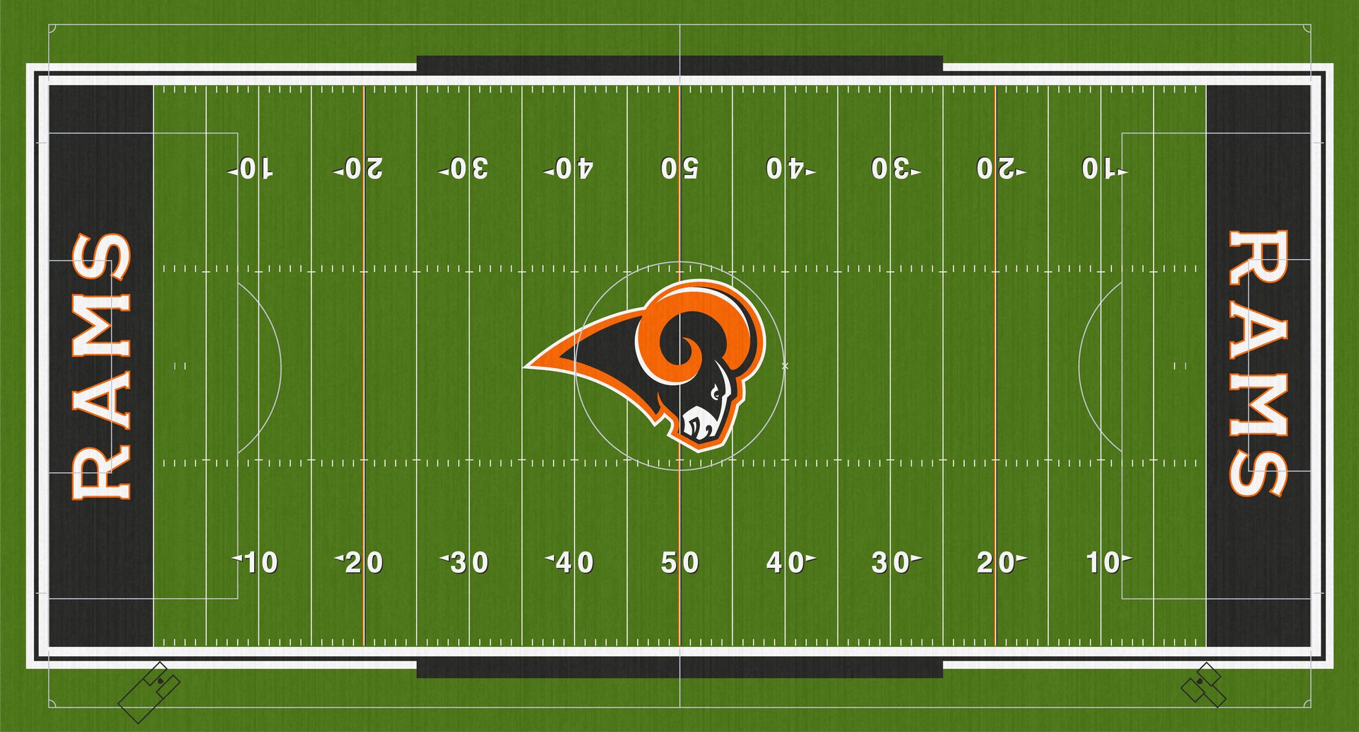 Joe Lane Sports Complex Mineral Ridge Rams High School Football Field Turf MRHS