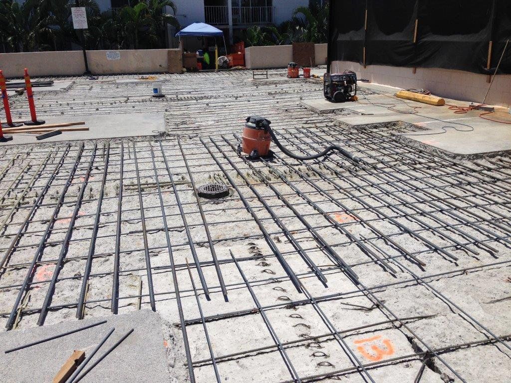 Parking Deck Spall Before — Honolulu, HI — Central Pacific Specialty Contractors