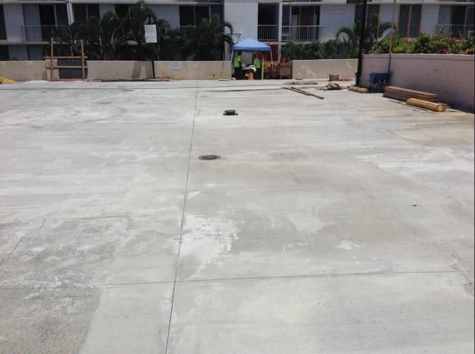 Parking Deck Spall After — Honolulu, HI — Central Pacific Specialty Contractors