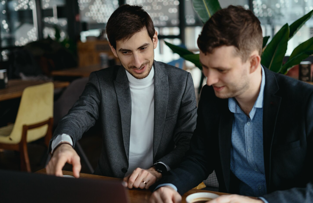 Corporate lawyer advising a client on international business expansion.