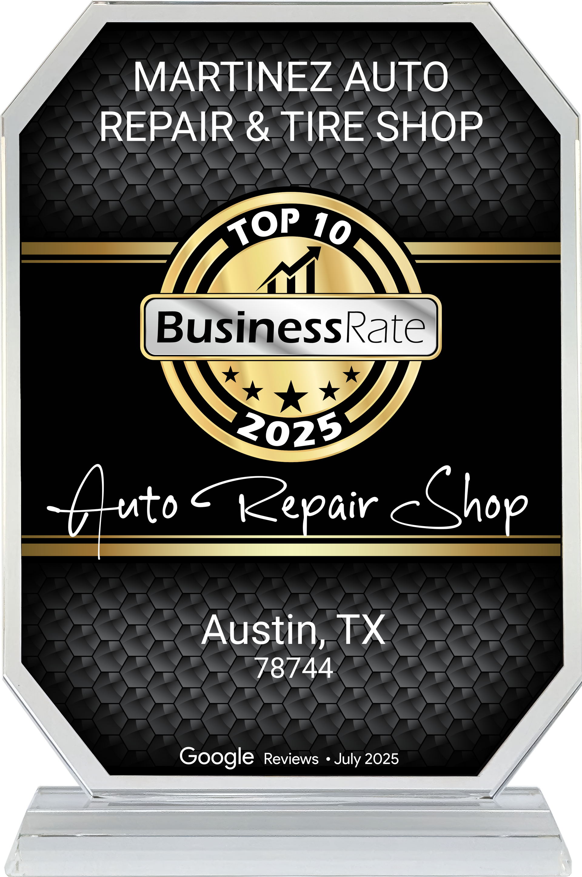Top 10 Business Rate 2025 | Martinez Auto Repair