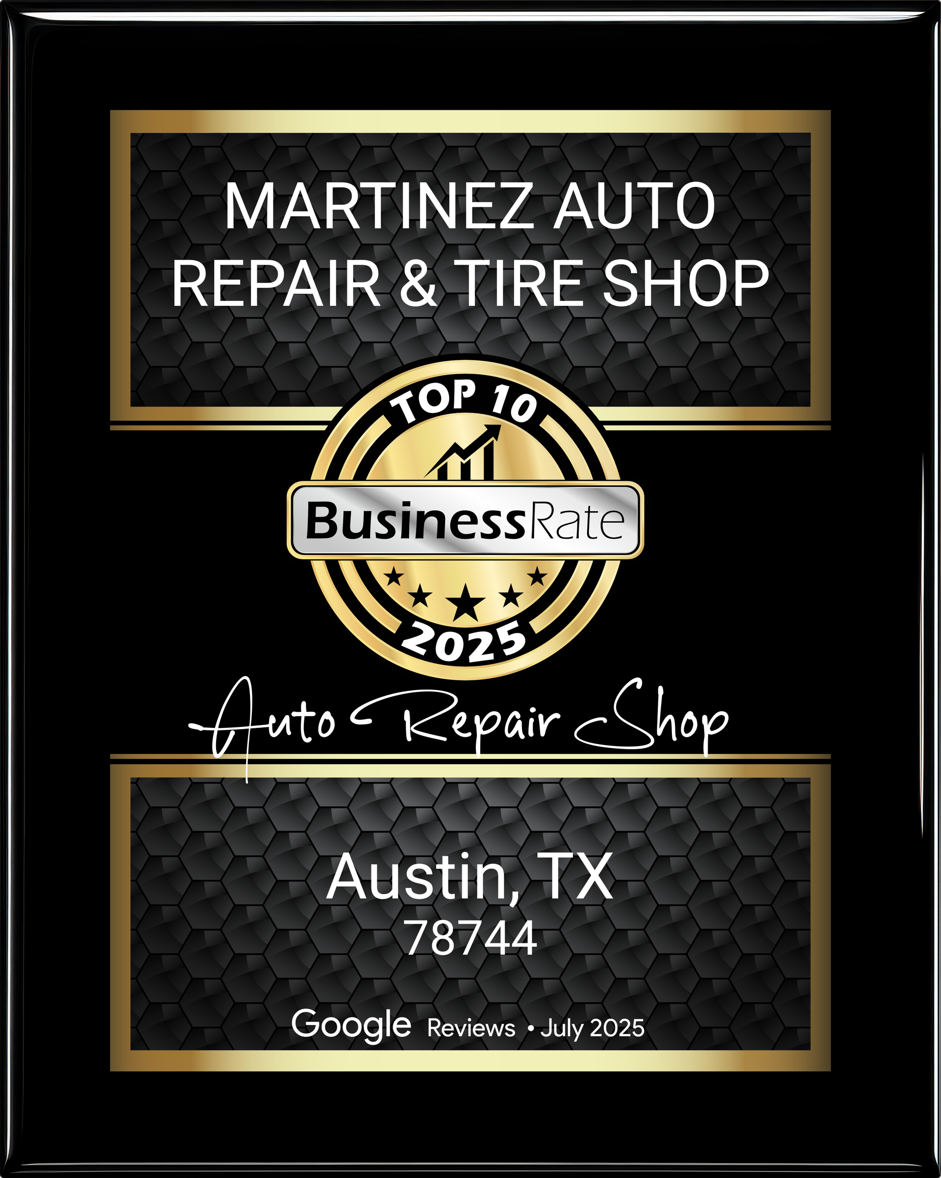 Business Rate | Martinez Auto Repair