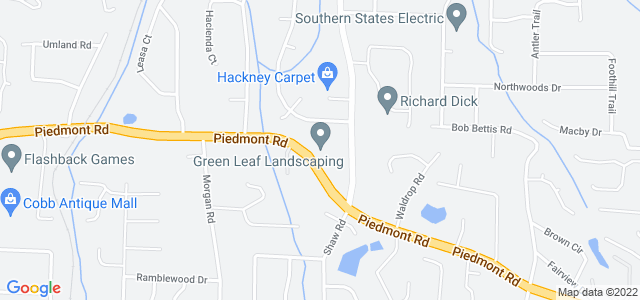 Map of business location